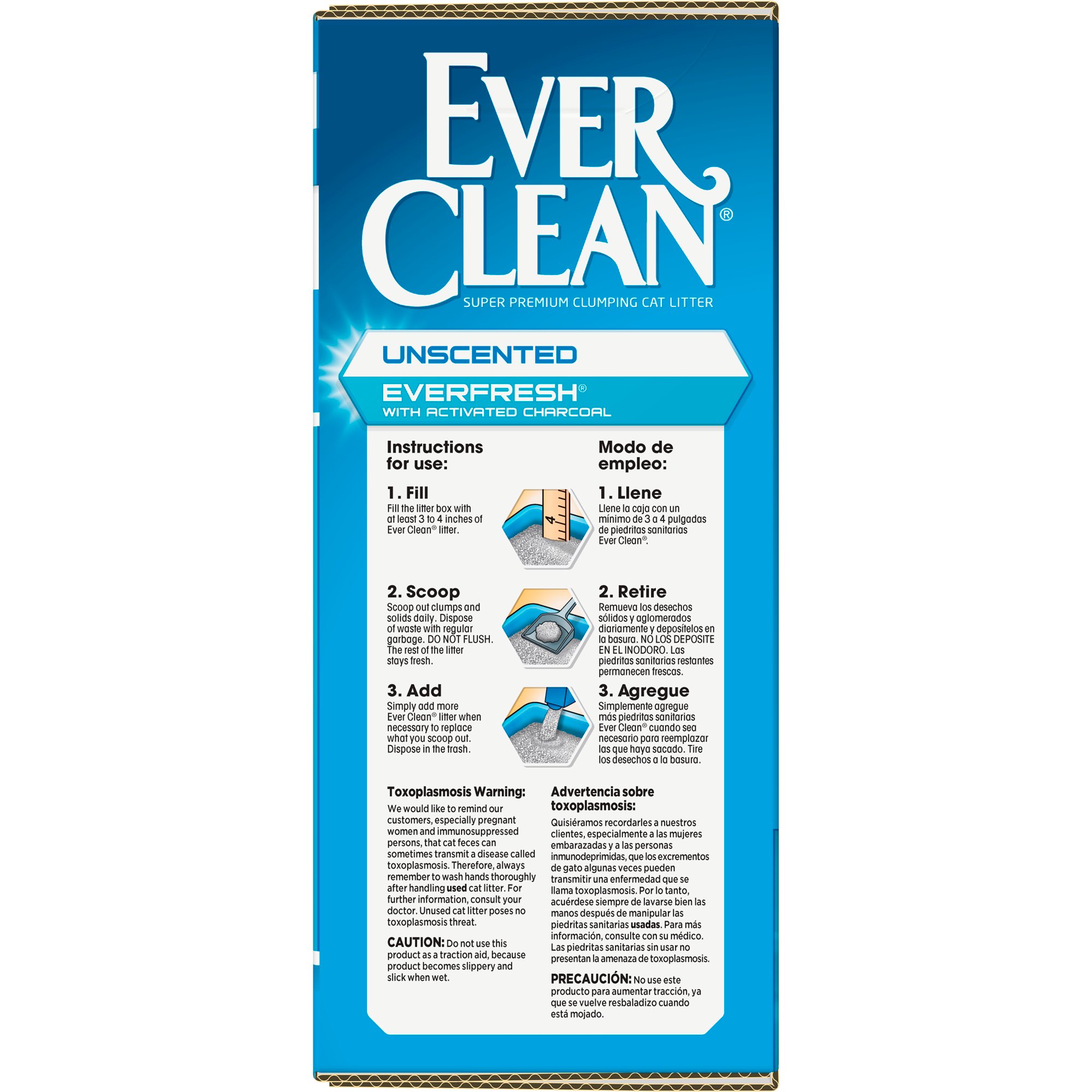 Ever Clean Ever Fresh Unscented Litter with Activated Charcoal for Cats