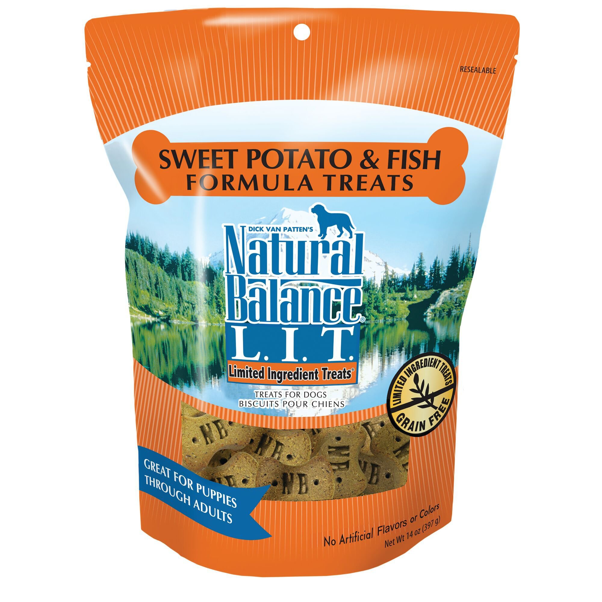 Natural Balance L.I.T. Limited Ingredient Treats Sweet Potato & Fish 