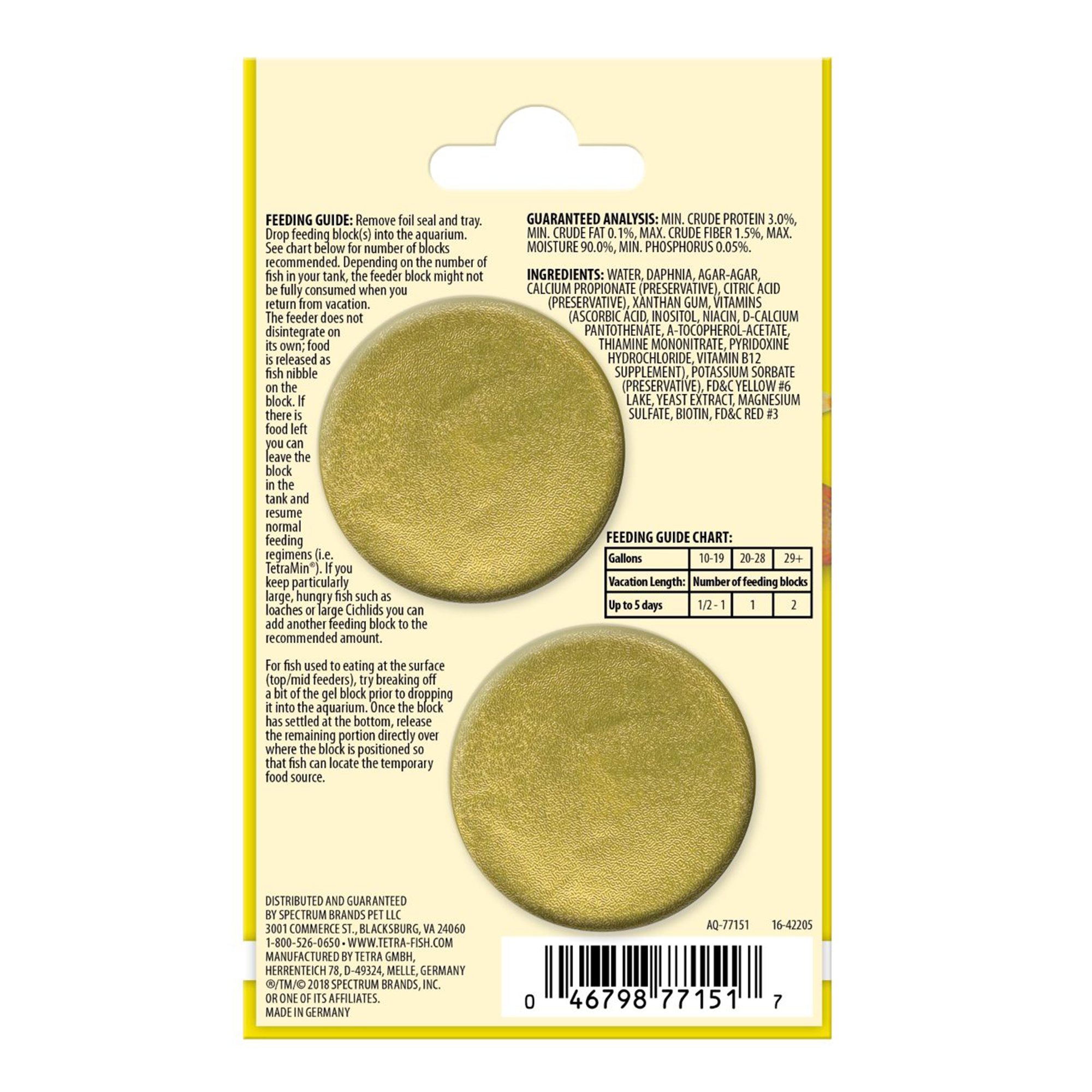 Tetra Vacation Tropical Slow Release Feeder 2 Pack Petco