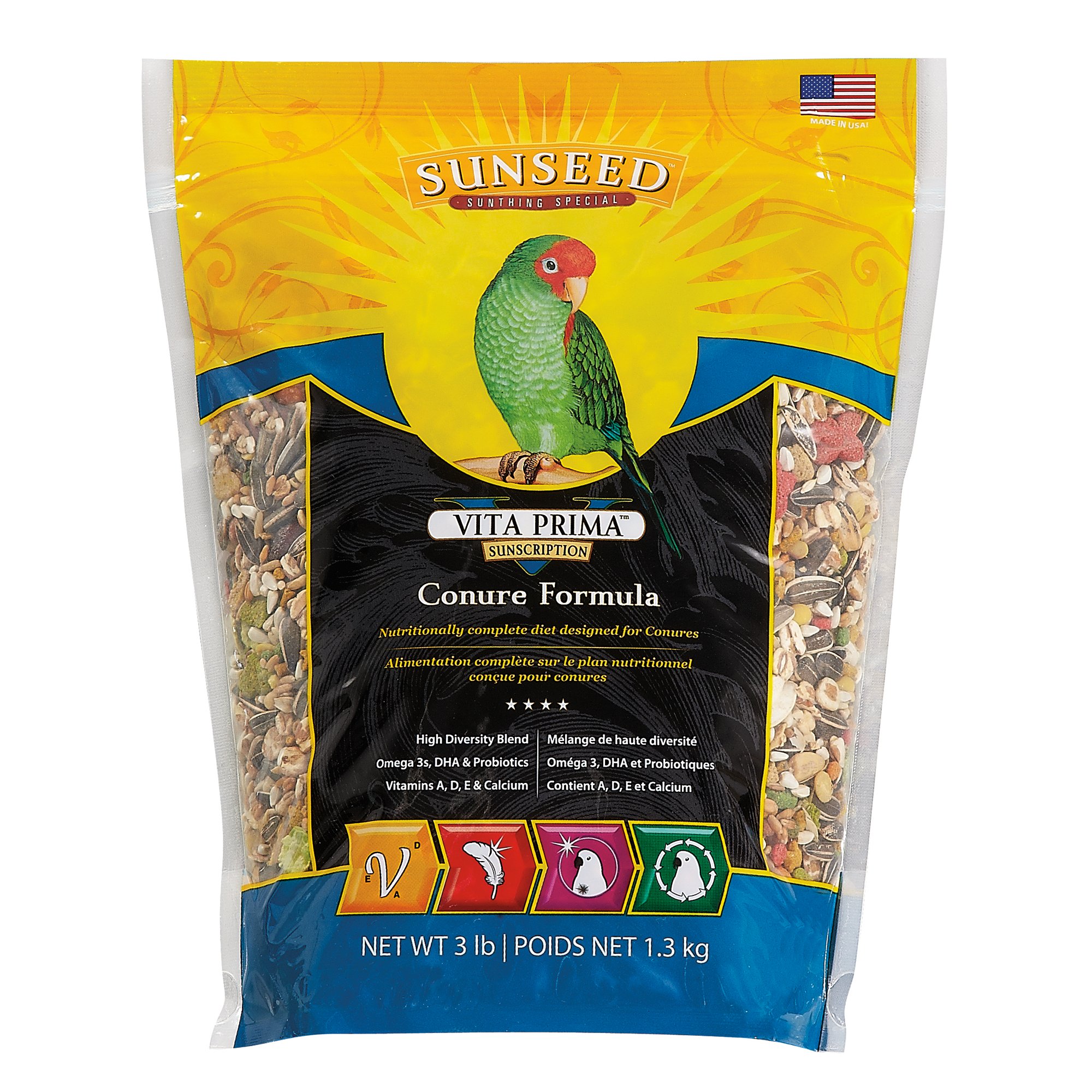 UPC 087535490407 product image for Sun Seed Vita Prima Sunscription Conure Food | upcitemdb.com