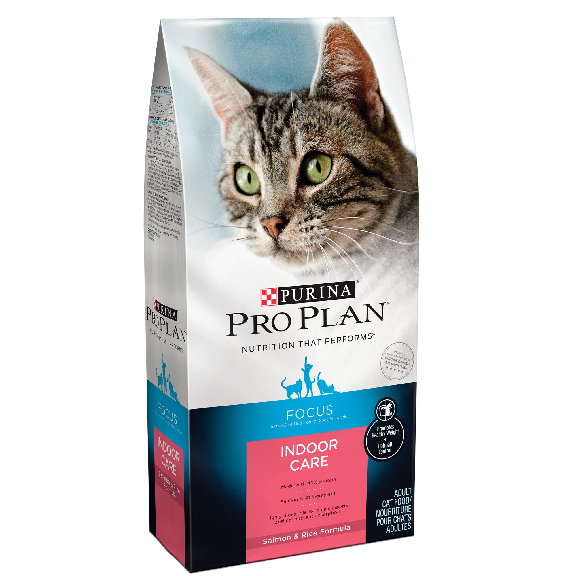 Purina Pro Plan FOCUS Indoor Care Salmon Rice Formula Adult Dry Cat 