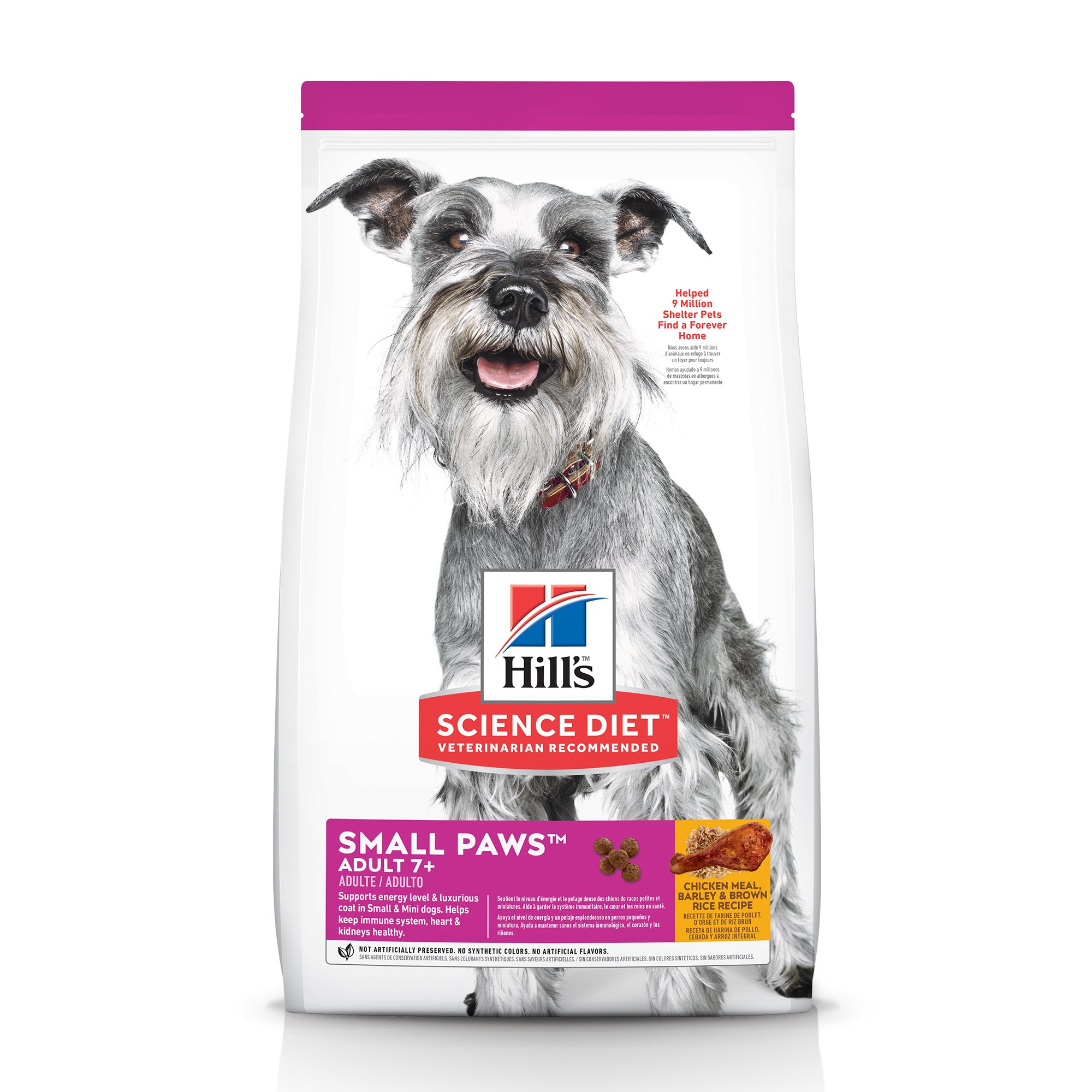 Hills Science Diet Adult 7 Small Paws Chicken Meal Barley Brown Rice Recipe Dry Dog Food 45 Lbs Petco