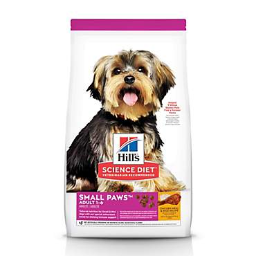 Hill's Science Diet Adult Small Paws Chicken Meal & Rice ...