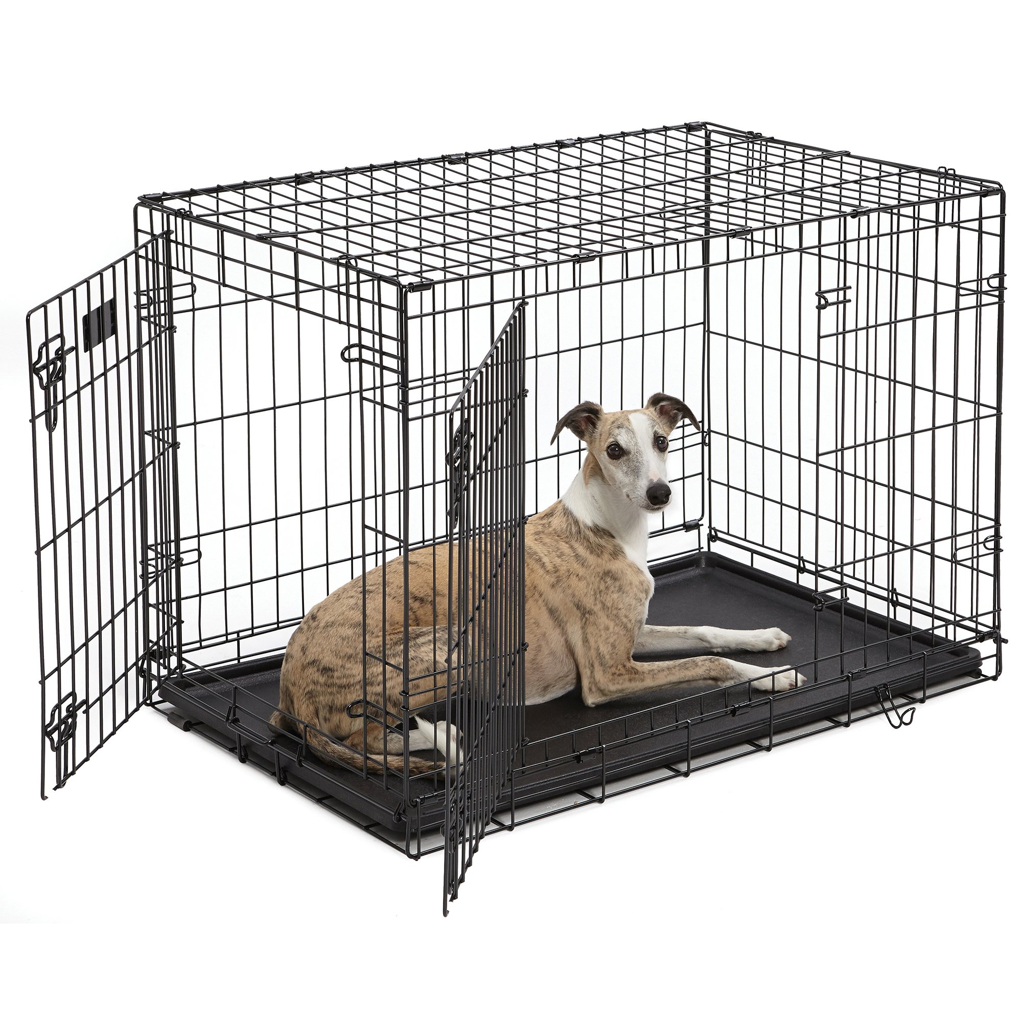 Midwest Icrate Double Door Folding Dog Crate 36 L X 23 W X 25 H