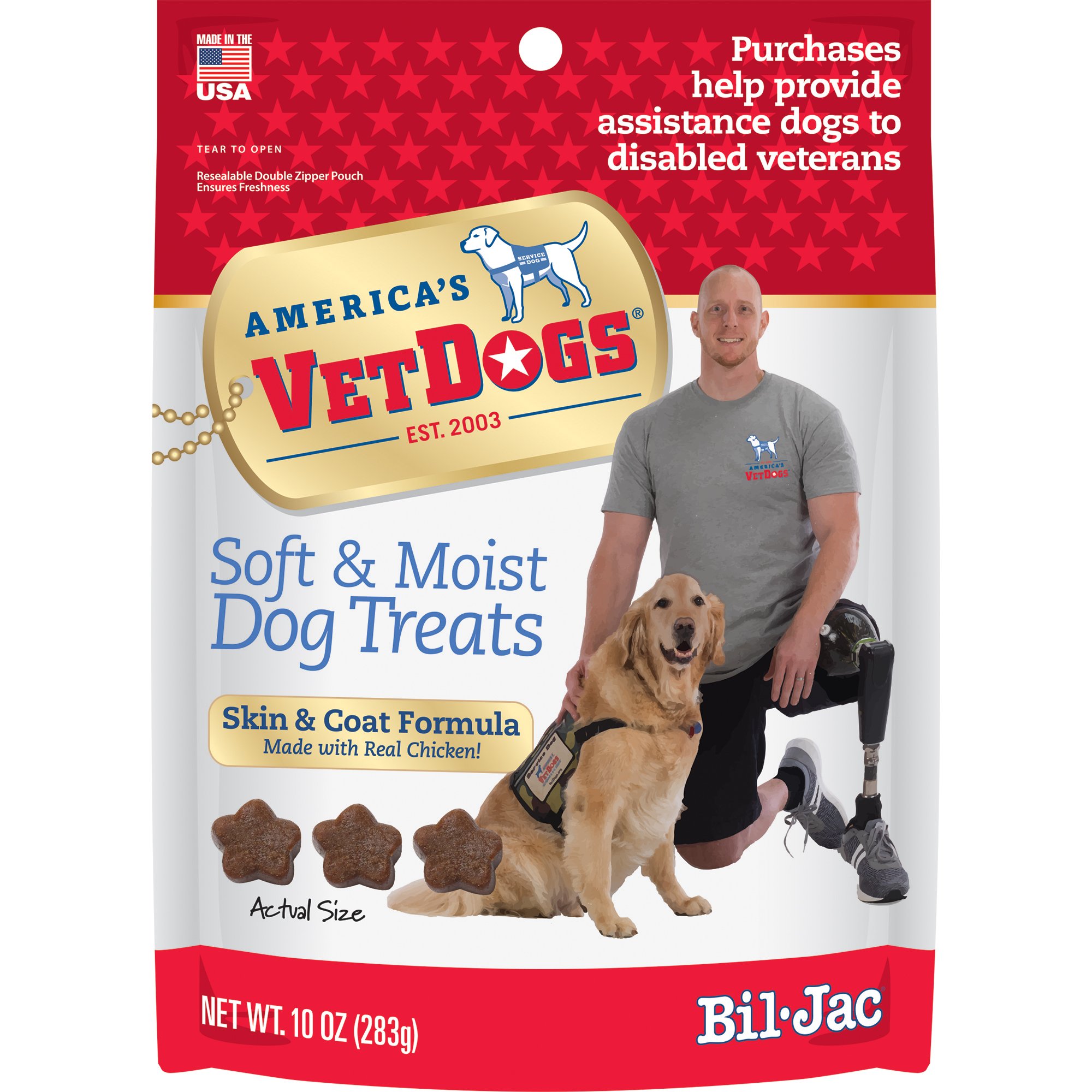 UPC 731794005246 product image for Bil-Jac America's VetDogs Skin & Coat Dog Treats, 10 oz. () | upcitemdb.com
