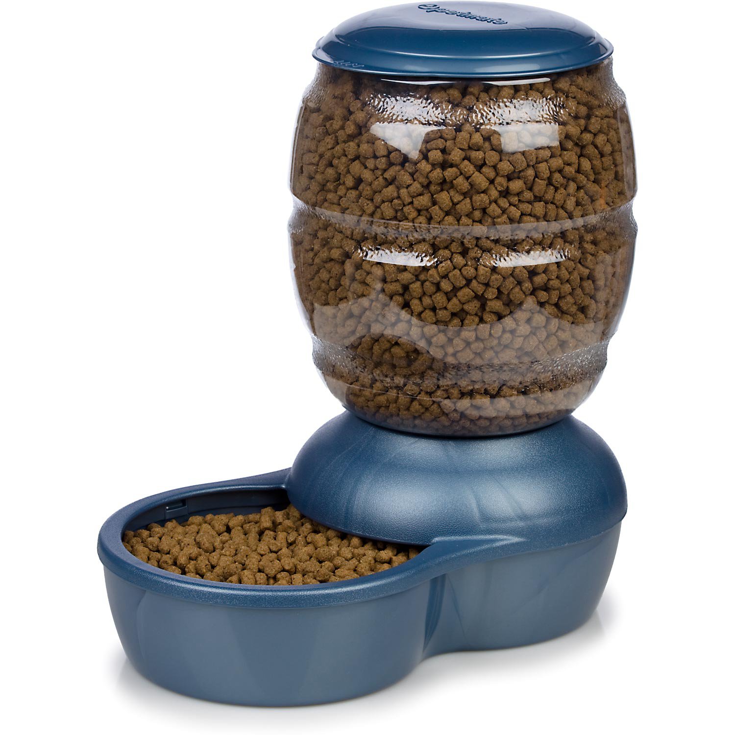 Petmate Replendish Gravity Feeder Blue Dog Bowl 18 Lb Petco