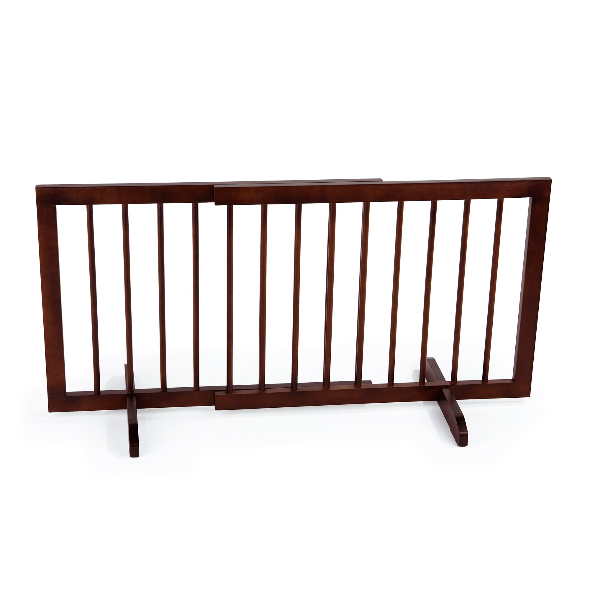 Cardinal Gates Walnut StepOver Pet Gate Petco