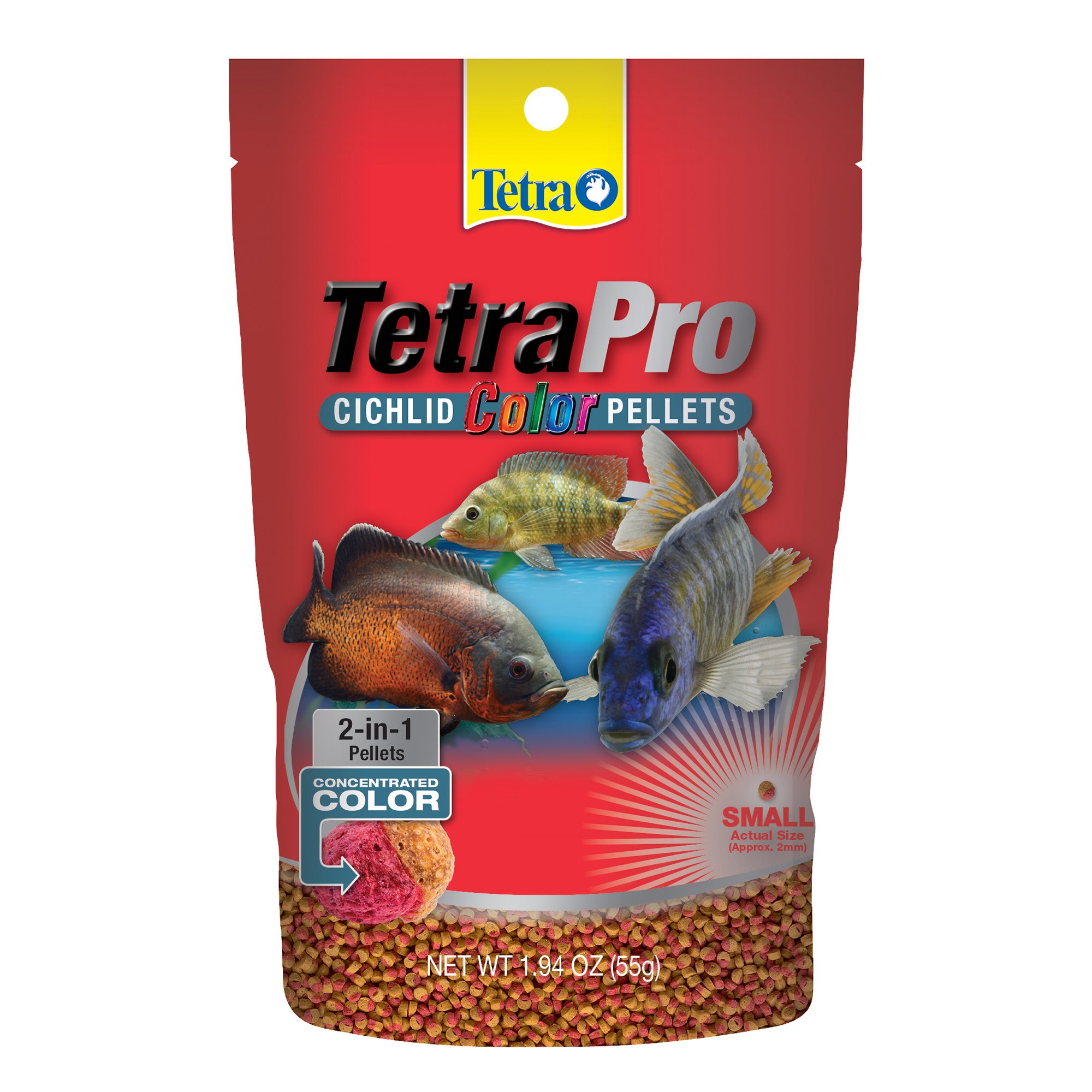 TetraColor Cichlid Food Pellets Petco