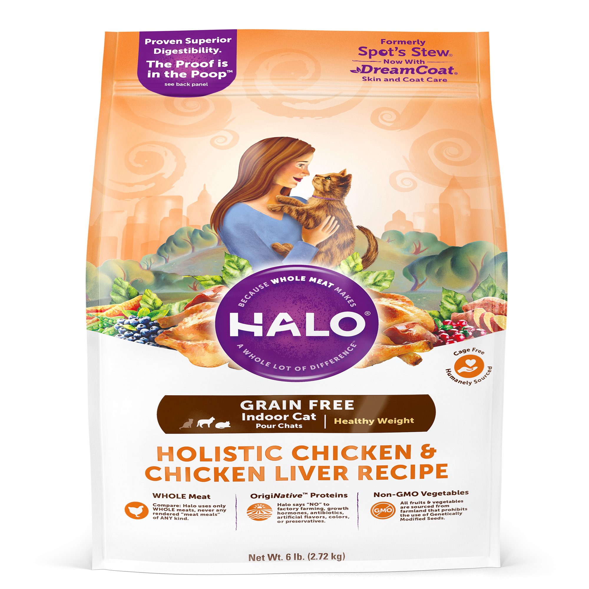 UPC 745158360025 product image for Halo Spot's Stew Grain Free Hearty Chicken Cat Food, 11.5 lbs. () | upcitemdb.com