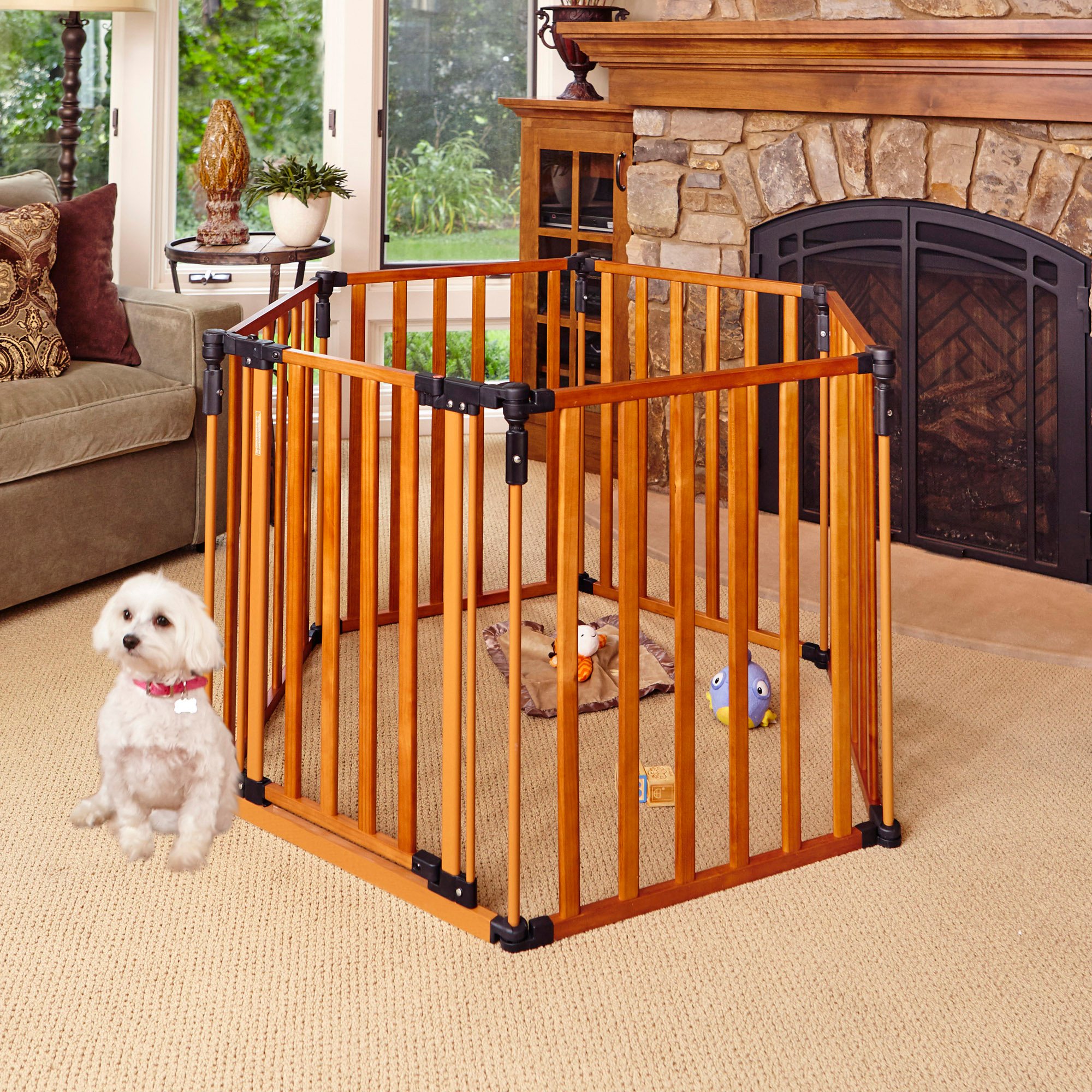 North States 3 In 1 Wood Superyard 24 W X 30 H Petco