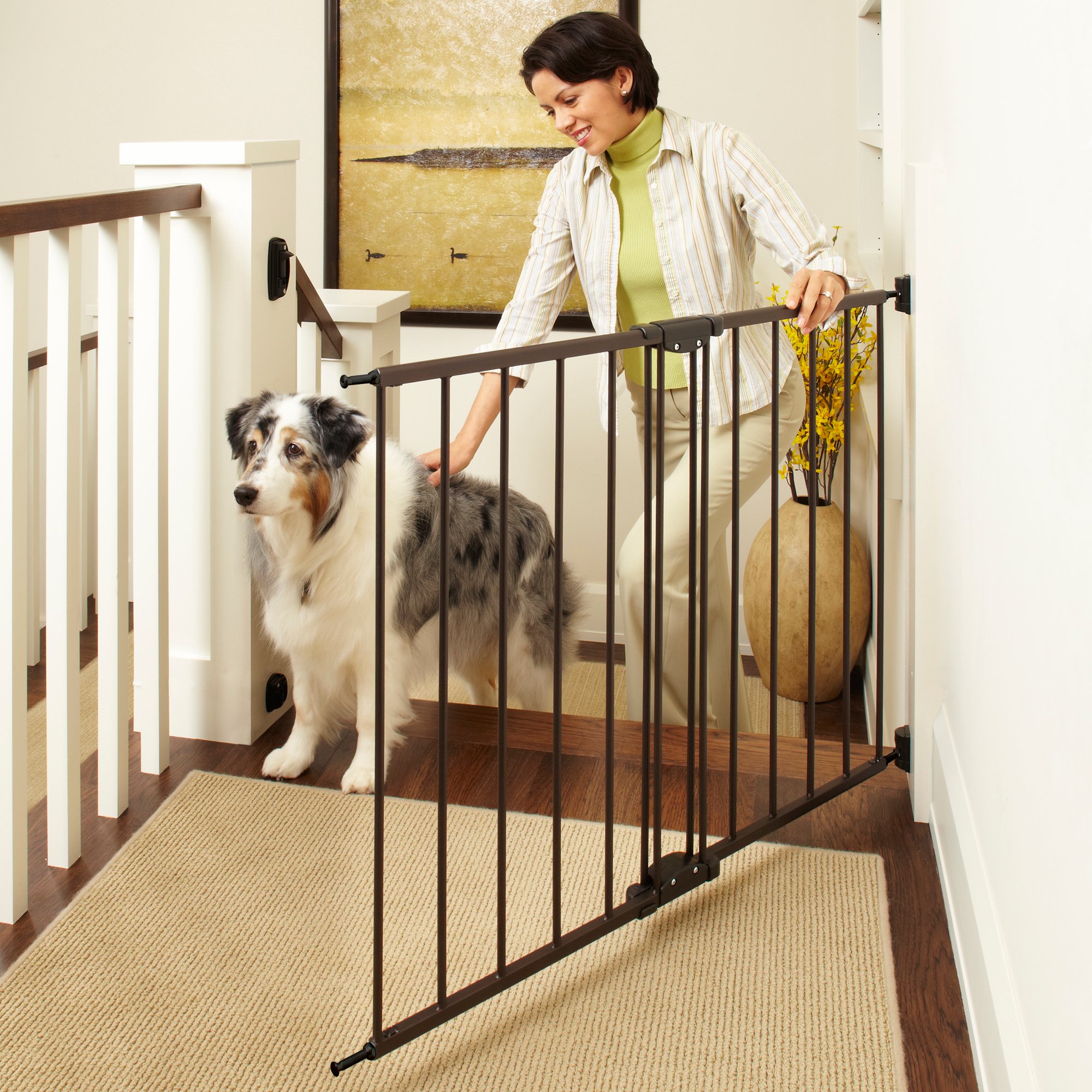 North States Easy Swing Lock Pet Gate 28 6 47 8 W X 31 H