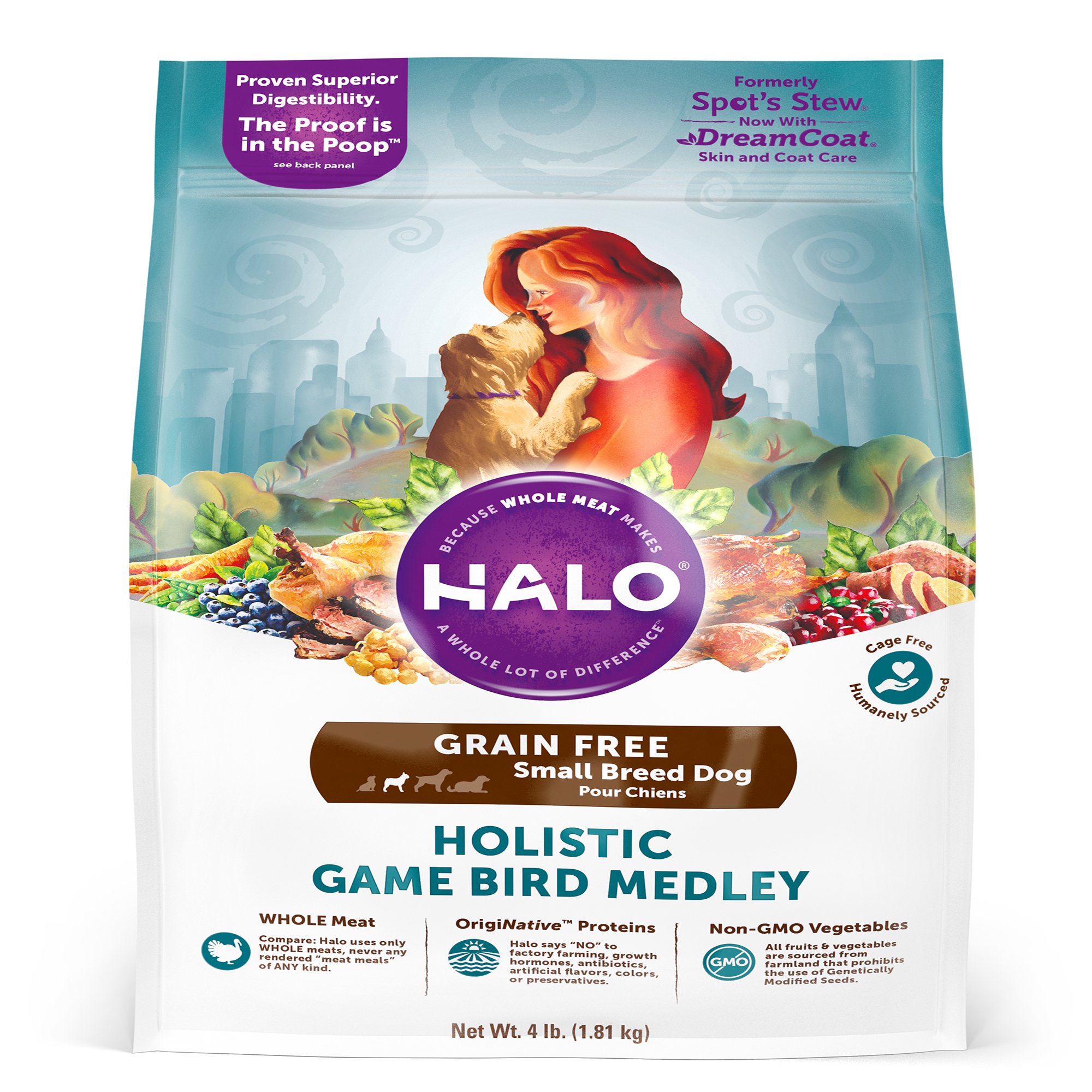 halo small breed dog food