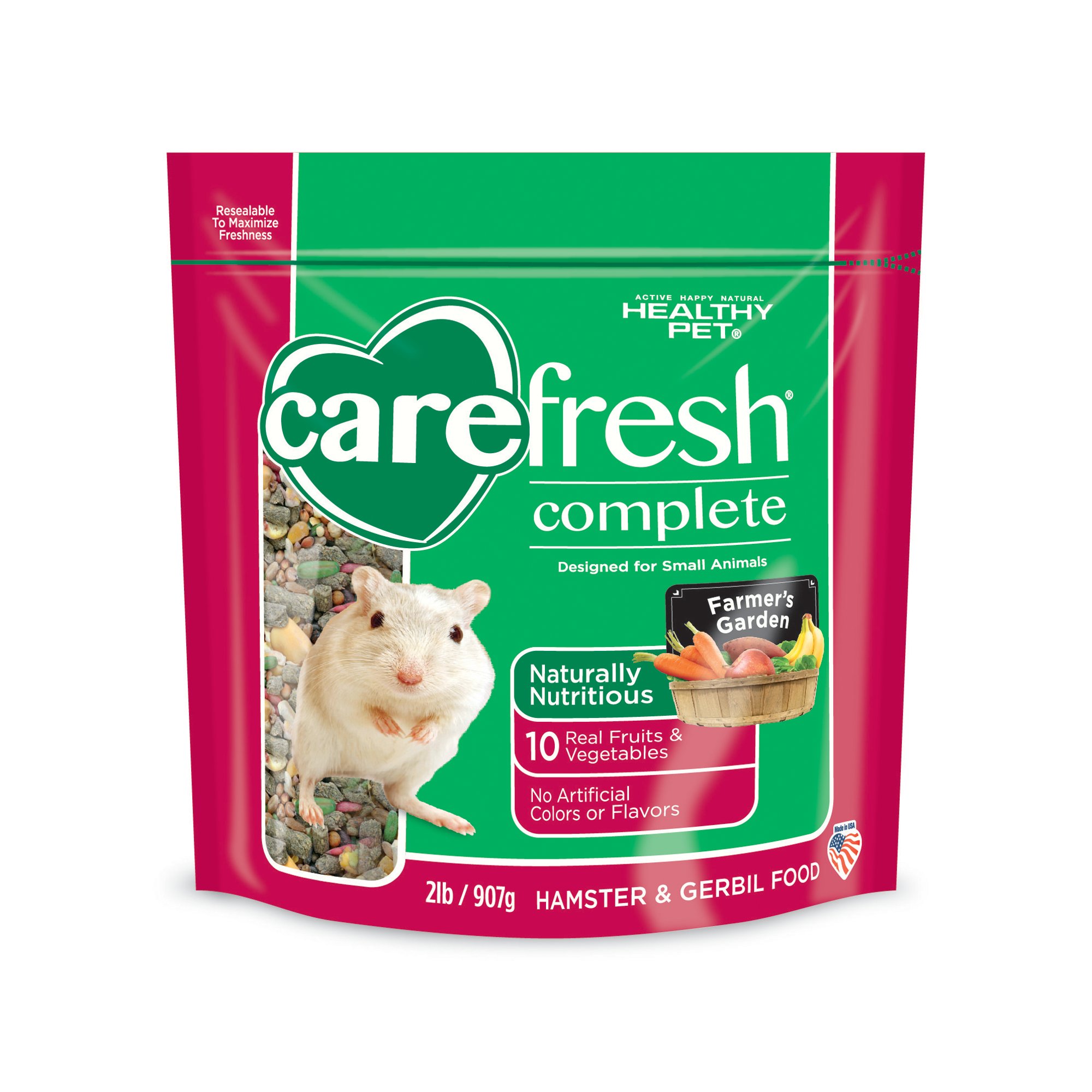 UPC 066380002225 product image for Carefresh Complete Menu Hamster & Gerbil Food (2 lbs.; Nut-Free Blend) | upcitemdb.com
