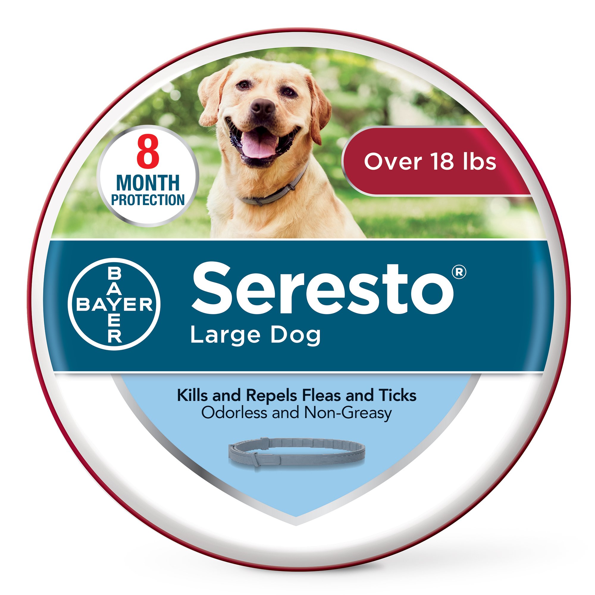 Seresto Flea and Tick Collar for Large Dogs | Petco
