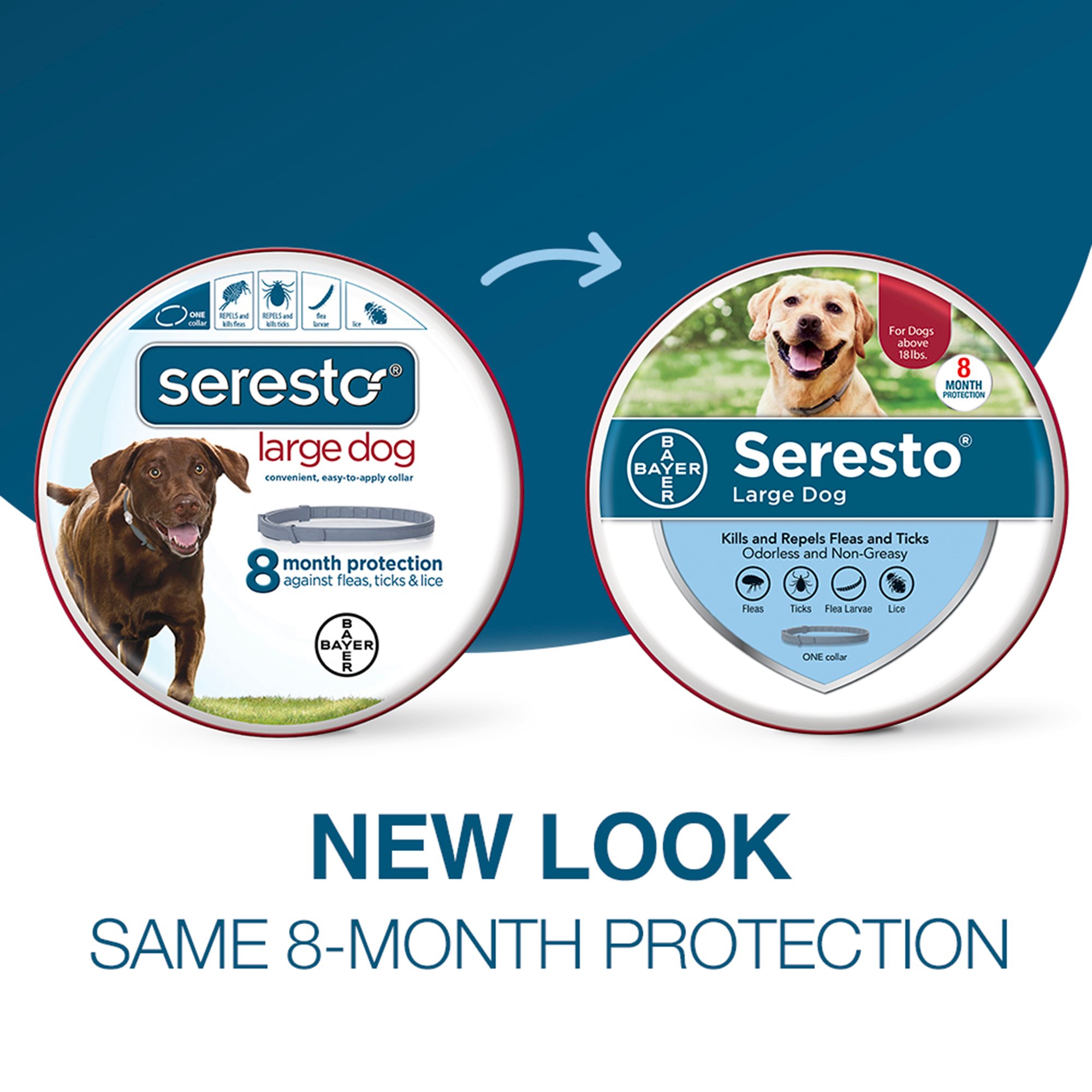 Seresto Flea and Tick Collar for Large Dogs | Petco