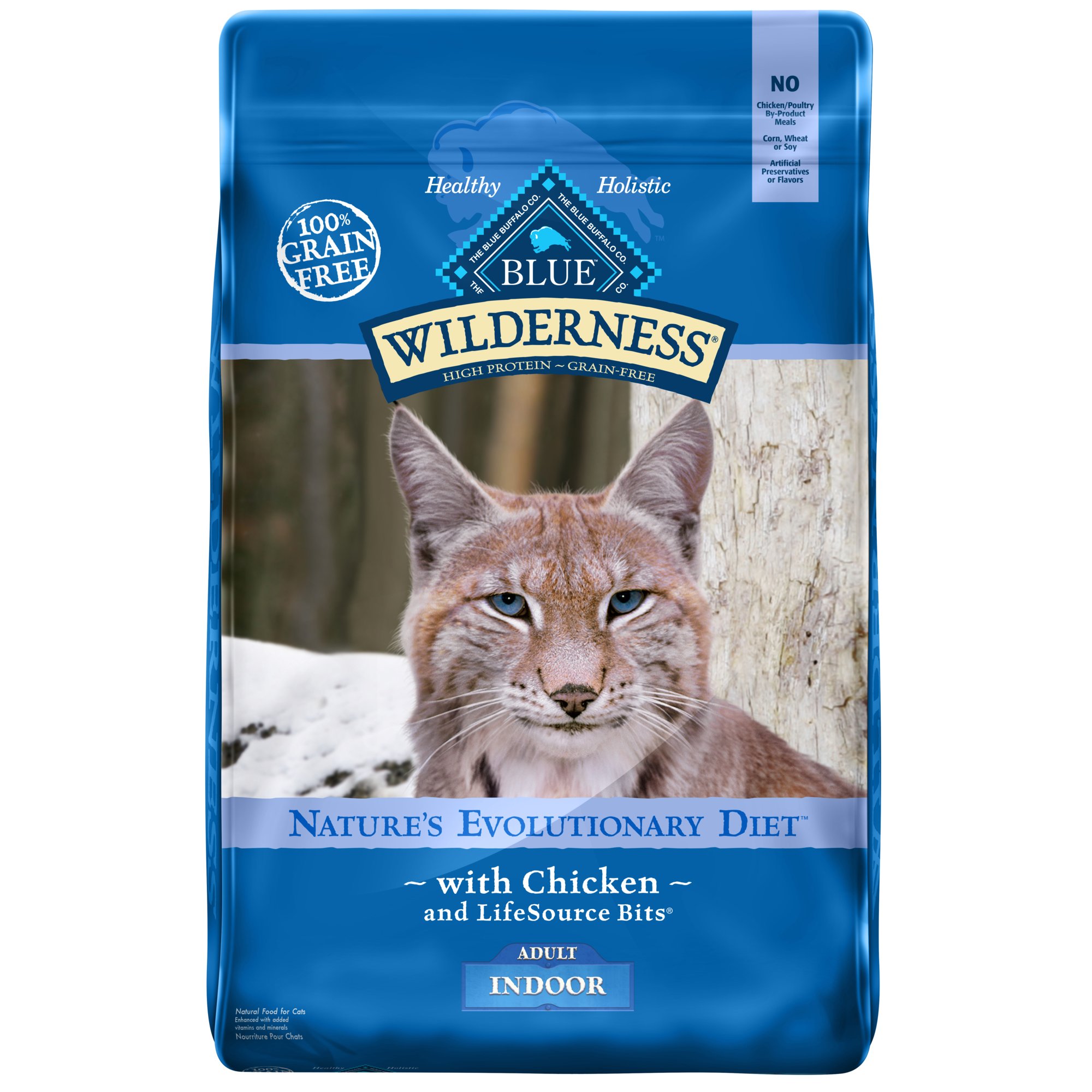 Blue Buffalo Blue Wilderness Adult Indoor Chicken Recipe Dry Cat Food ...