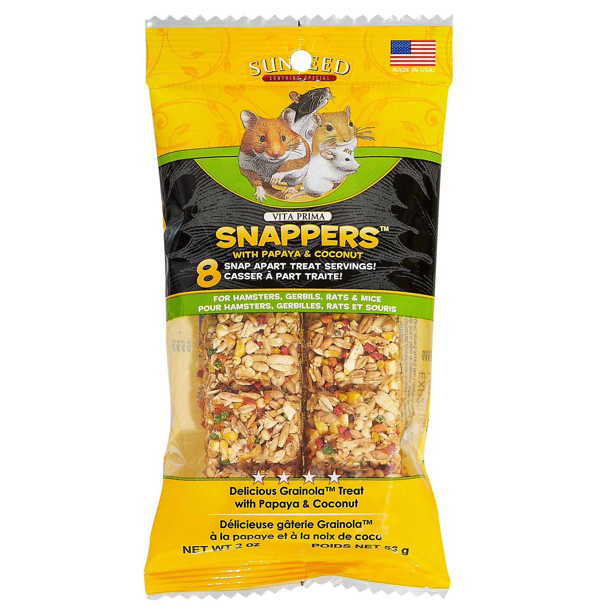 UPC 087535360519 product image for Vitakraft Vita Prima Snappers Treats for Hamsters, Gerbils, Rats & Mice (2 oz.;  | upcitemdb.com