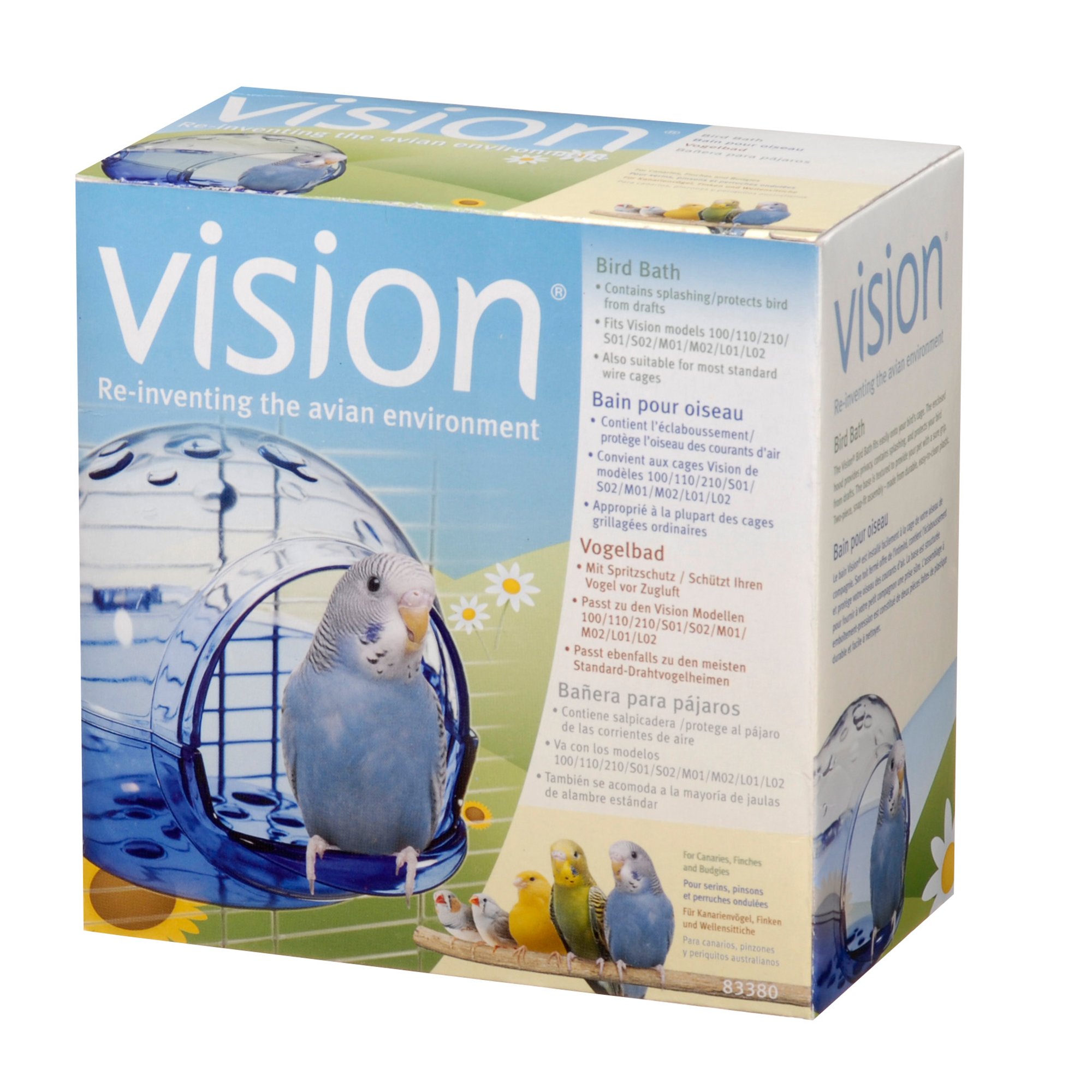 Hagen Vision Bird Bath 5 L X 7 W X 45 H