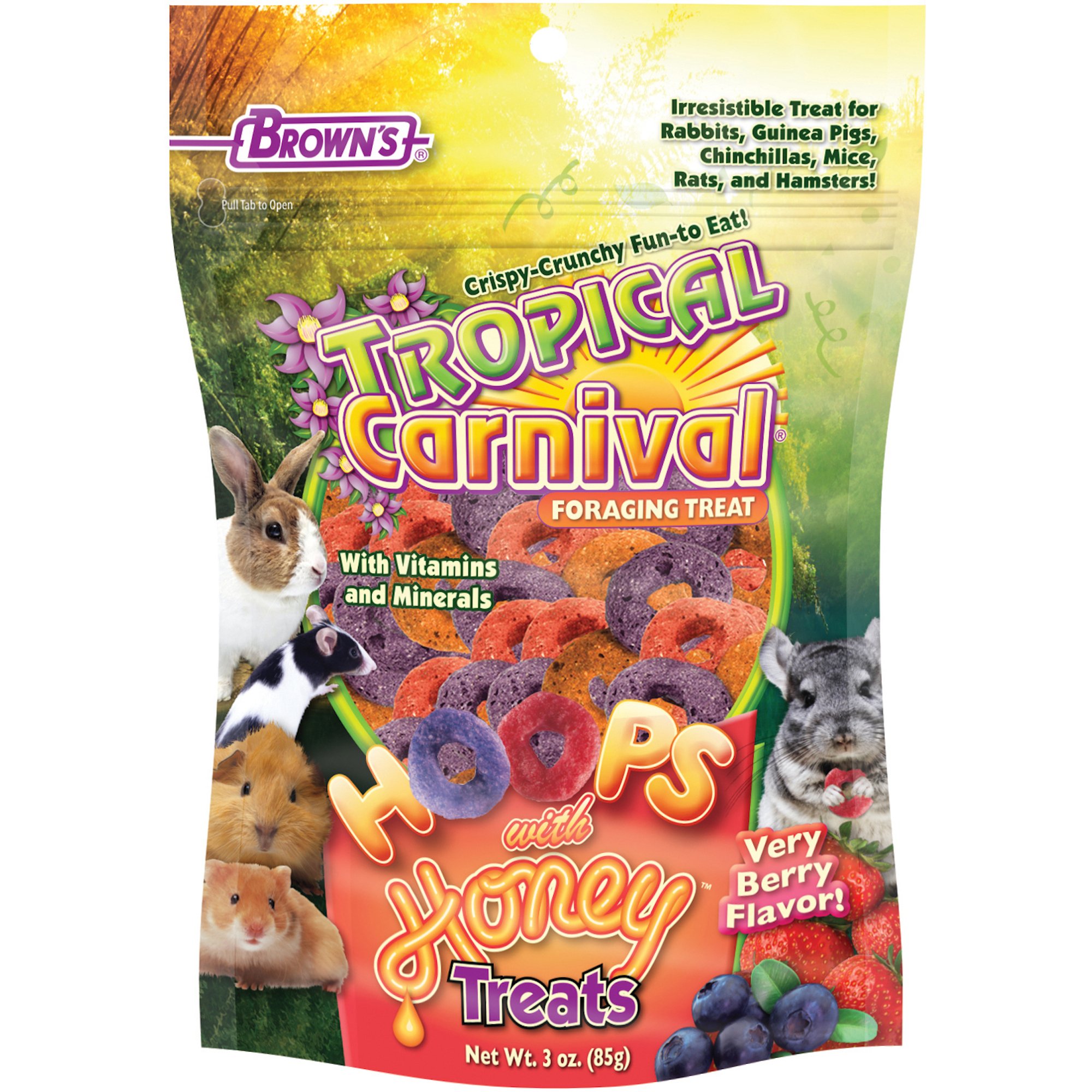 UPC 042934449685 product image for Brown's Tropical Carnival Hoops & Honey Treats | upcitemdb.com