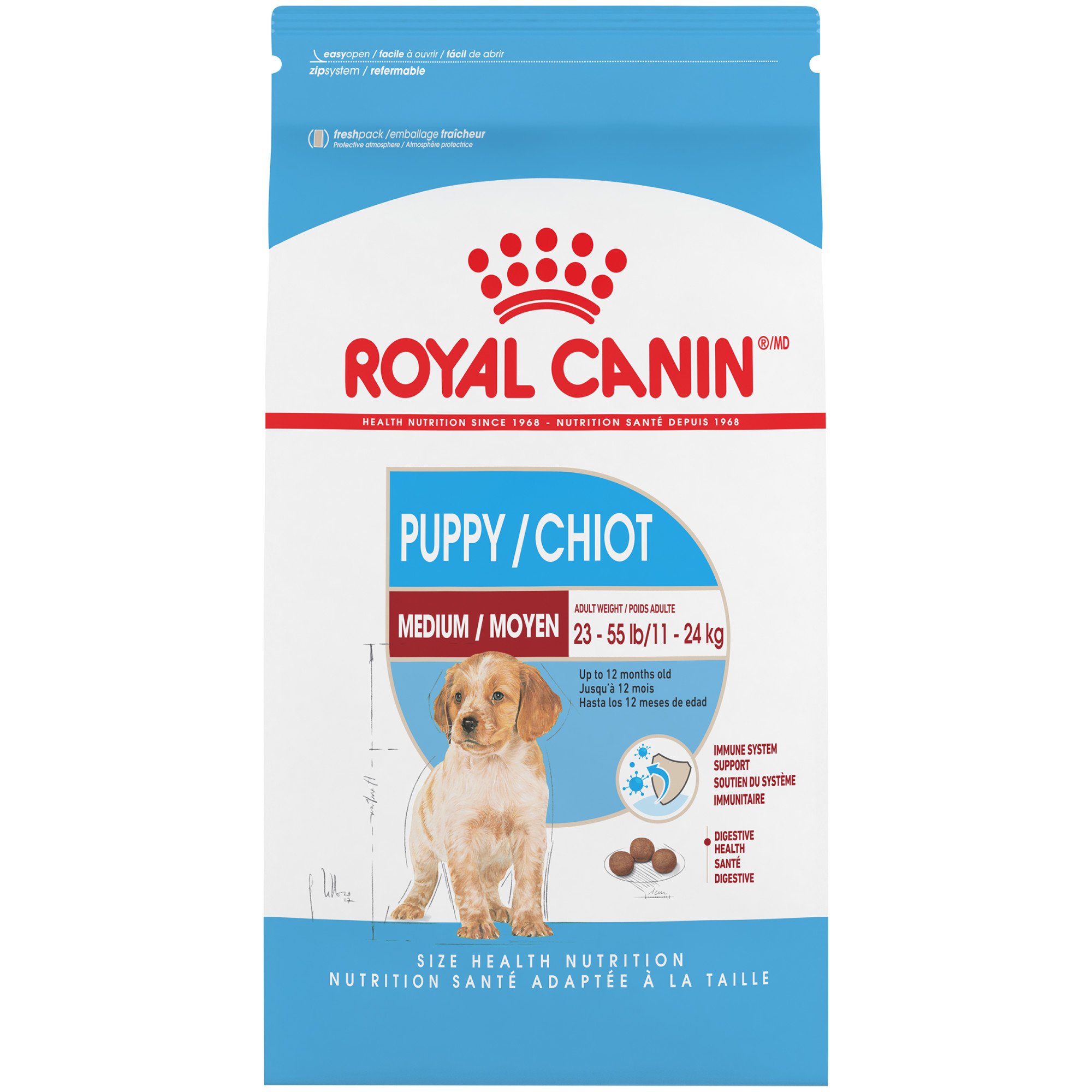 (((BBD:17/AUG/2024))) Royal Canin Puppy Dry Dog Food, 30-Pound