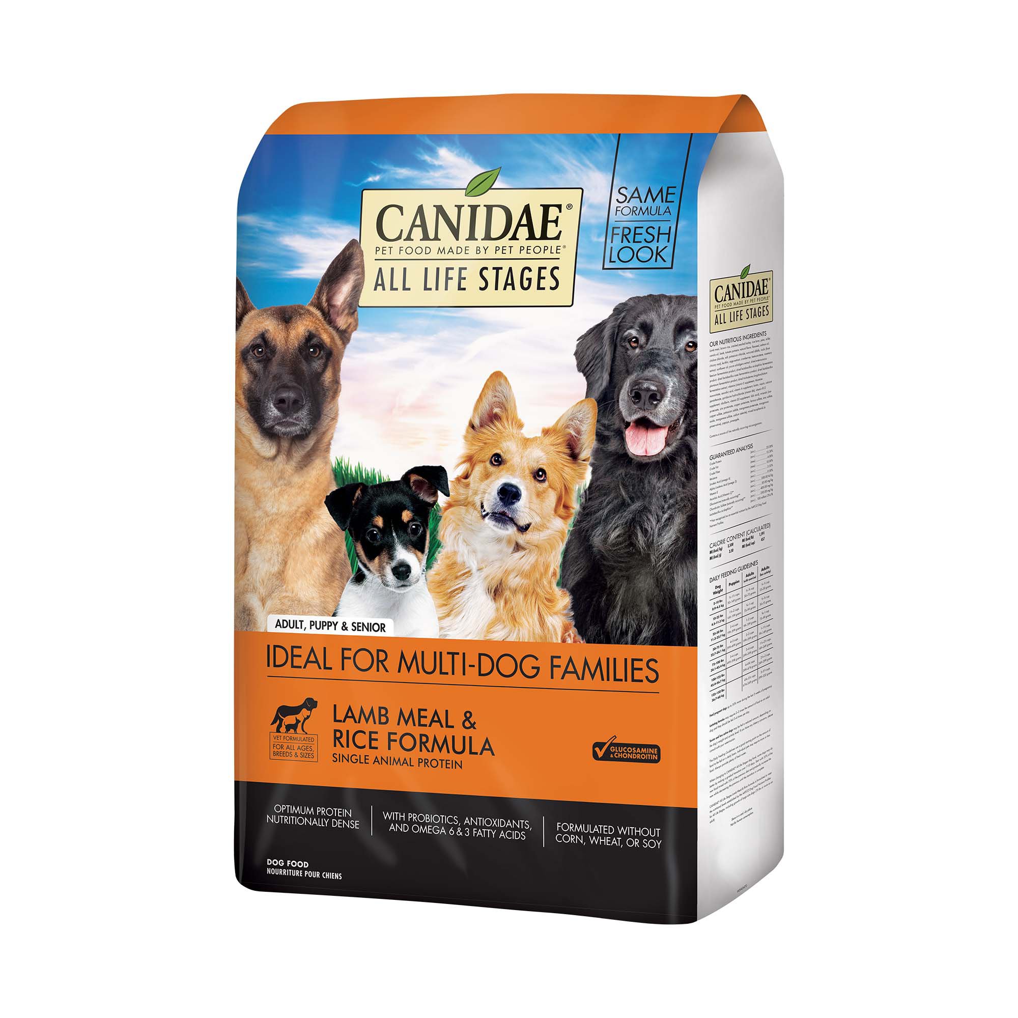 CANIDAE All Life Stages Lamb Meal & Rice Formula Dry Dog ...