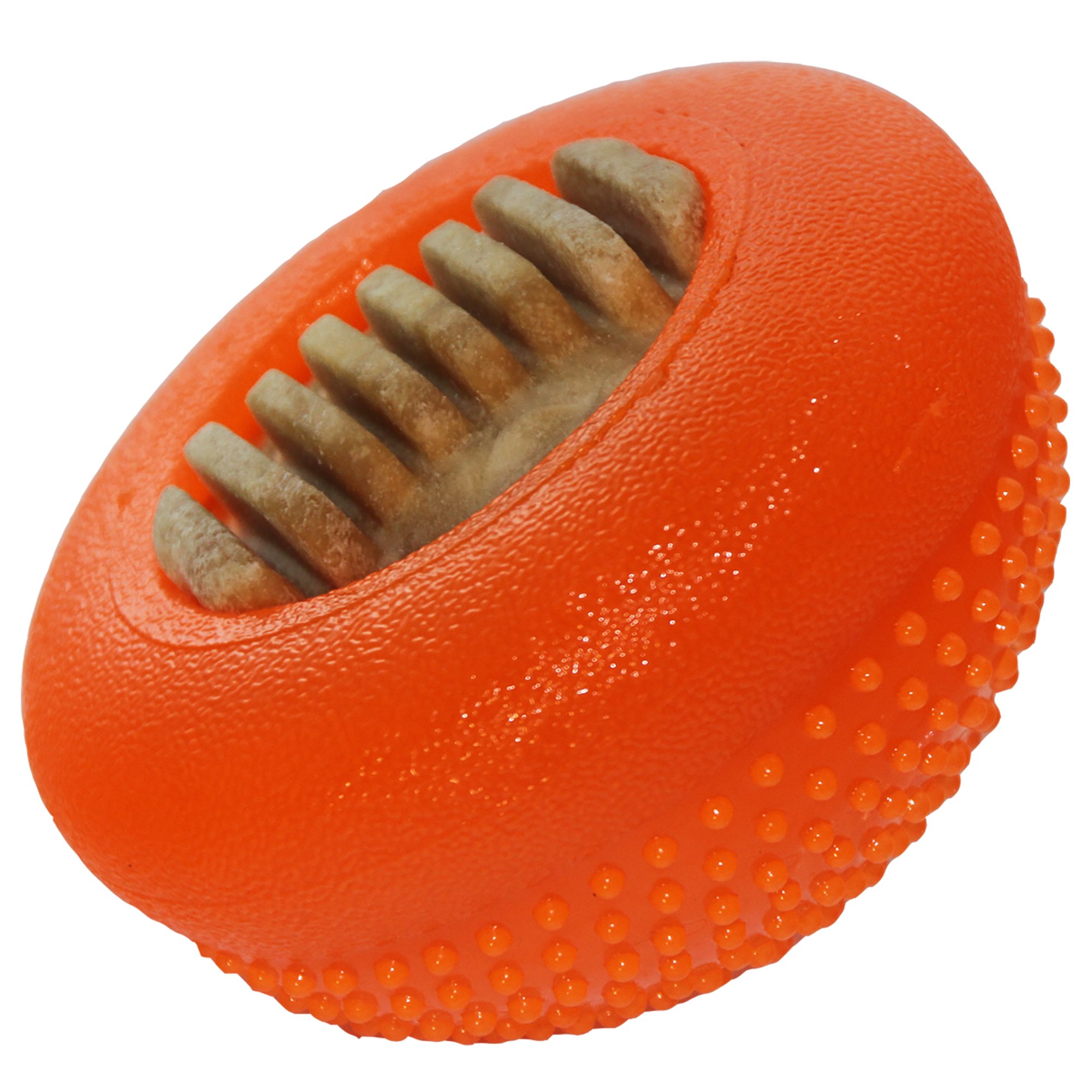 Starmark Everlasting Bento Ball with Dental Treat in Orange