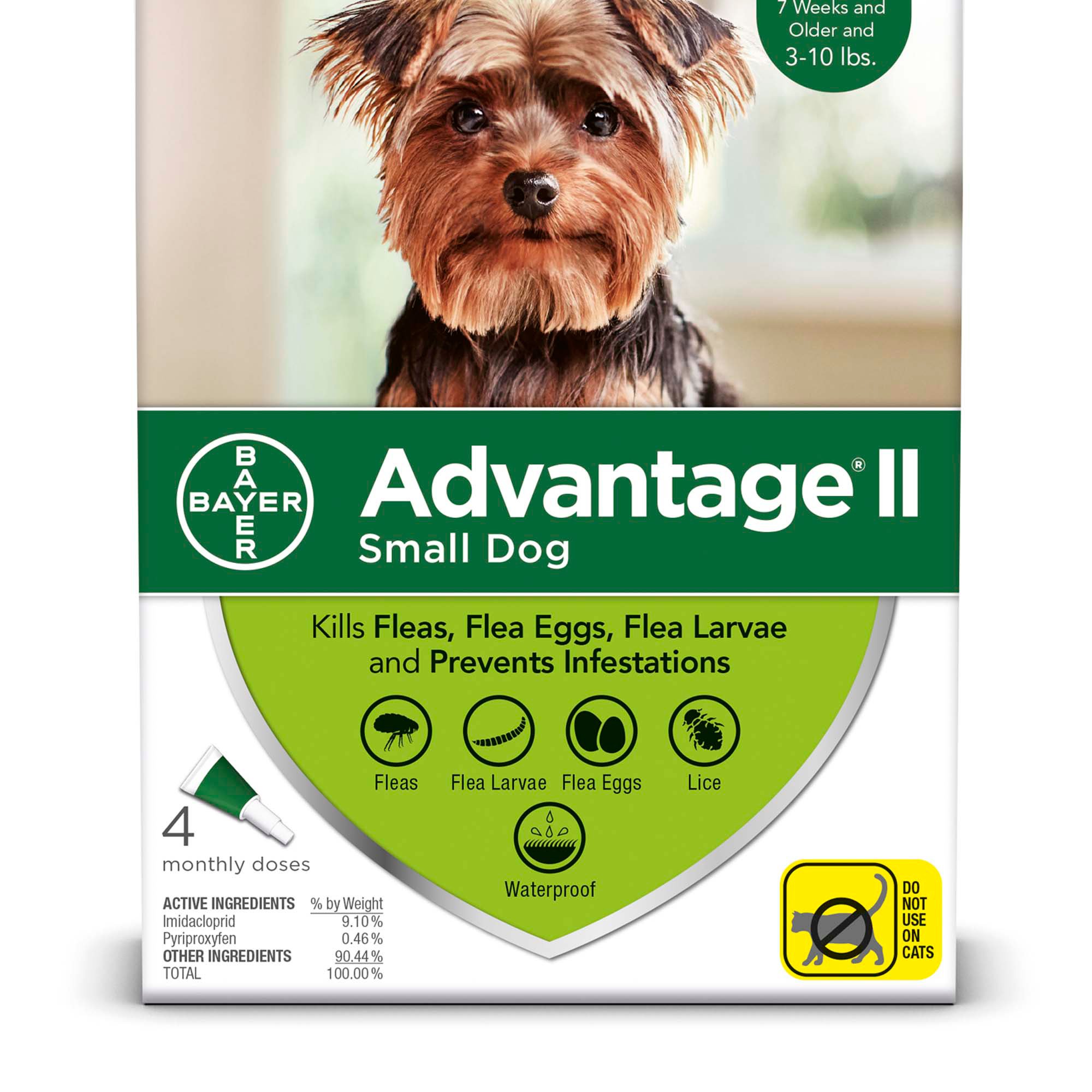 Advantage II Once-A-Month Topical Flea Treatment for Dogs & Puppies 3 ...