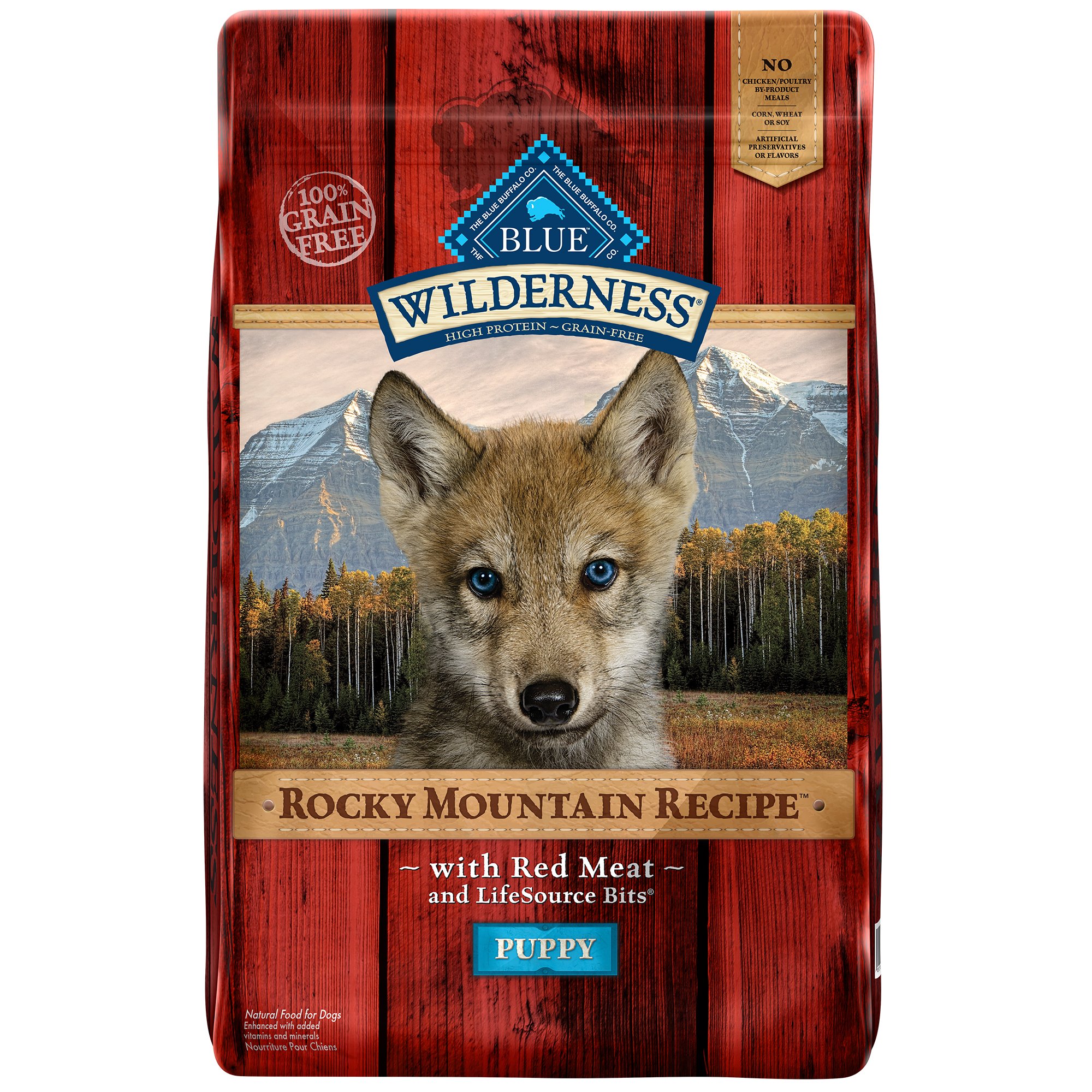 Blue Buffalo Blue Wilderness Rocky Mountain Recipe Puppy Red Meat