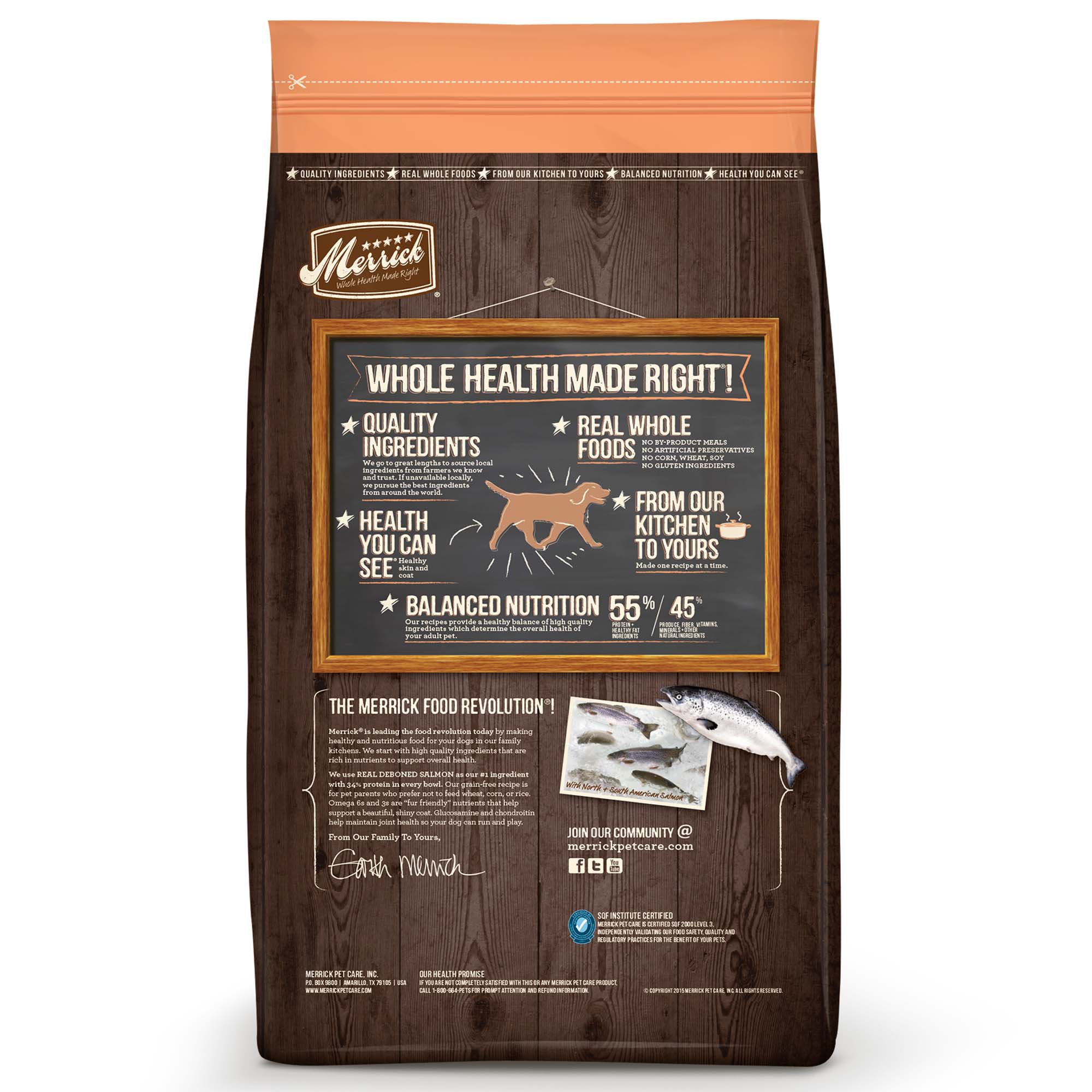 salmon dry dog food