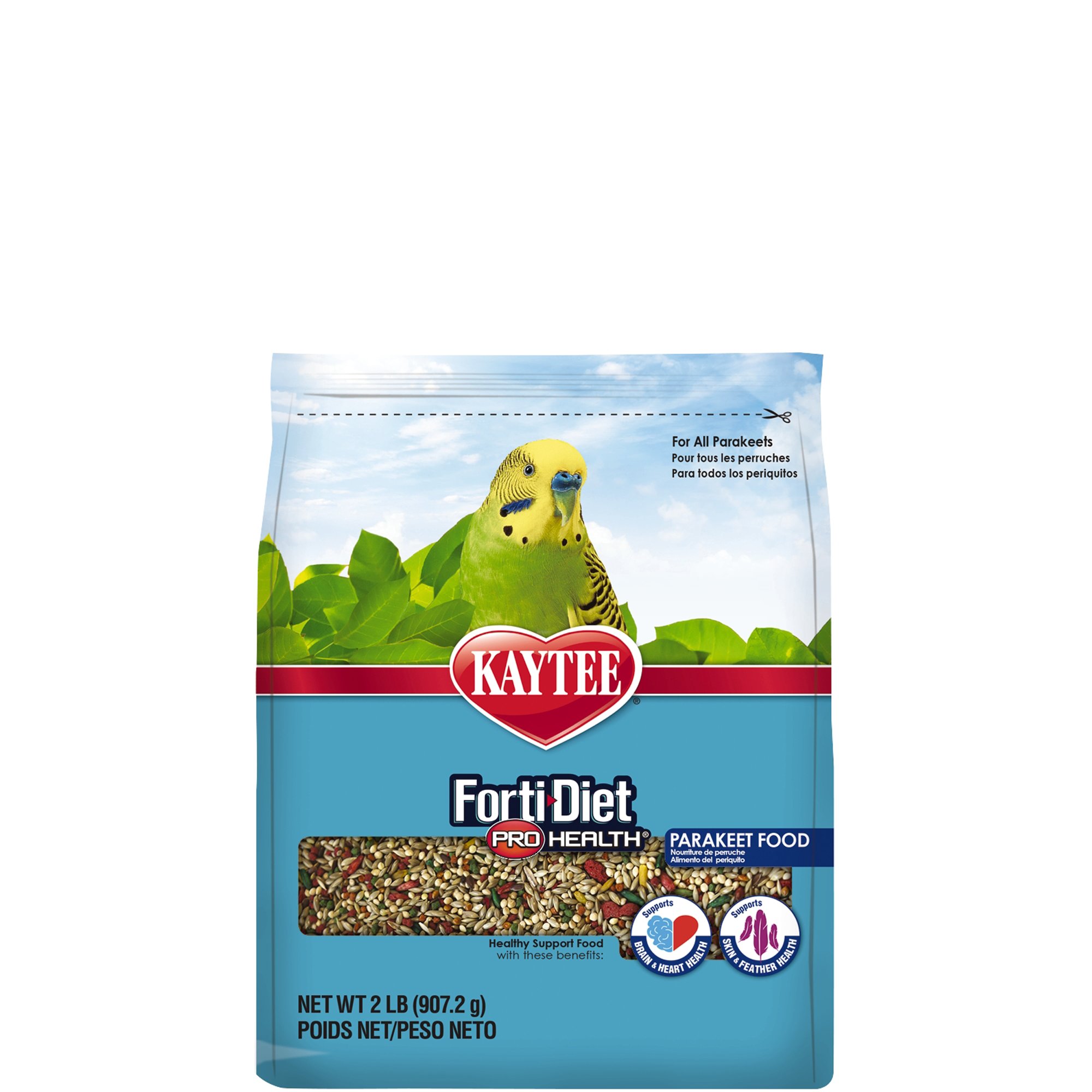 Kaytee Forti-Diet Pro Health Parakeet Bird Food Seed  2 Pound