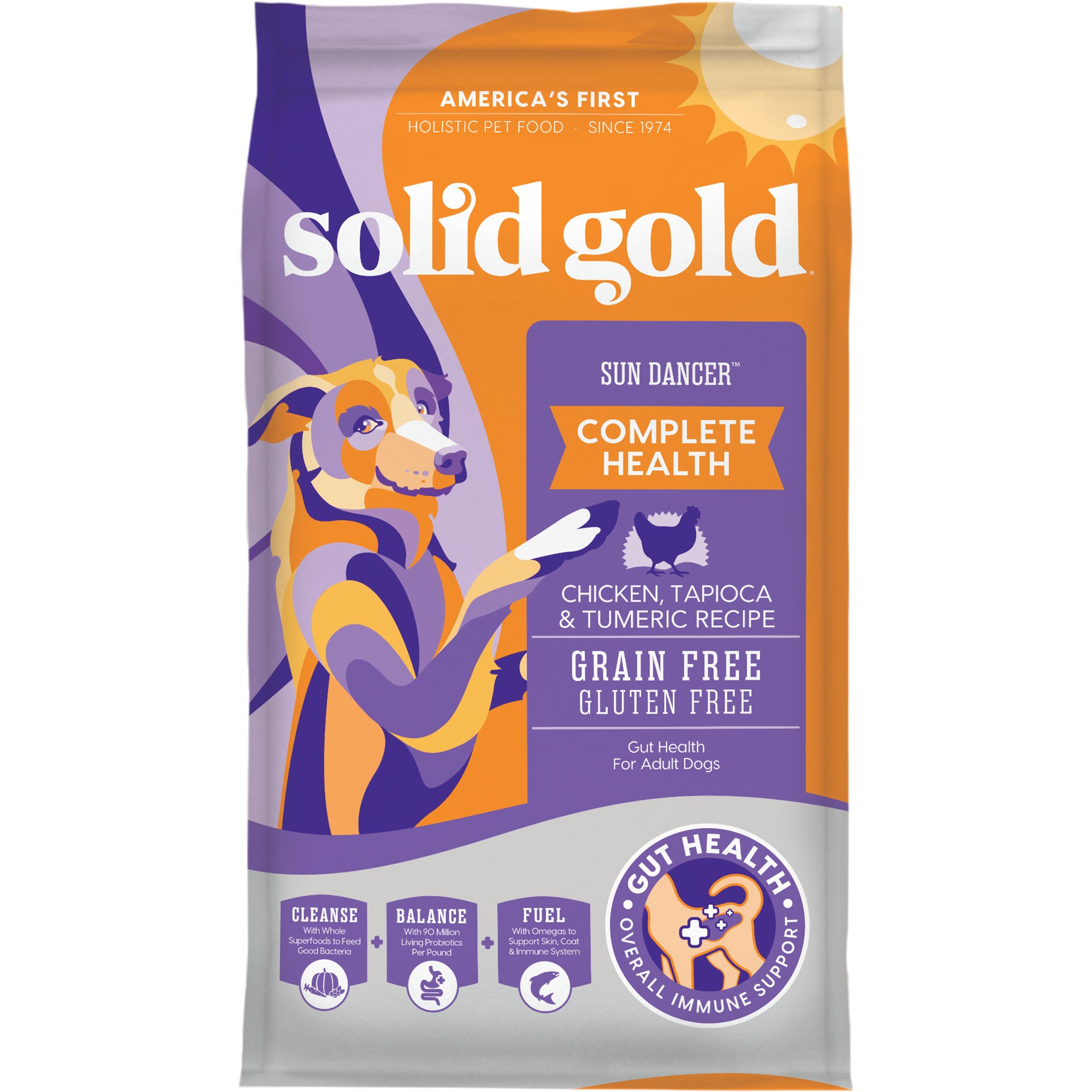 Solid Gold Sun Dancer Chicken, Tapioca & Quinoa Grain Free Adult Dog