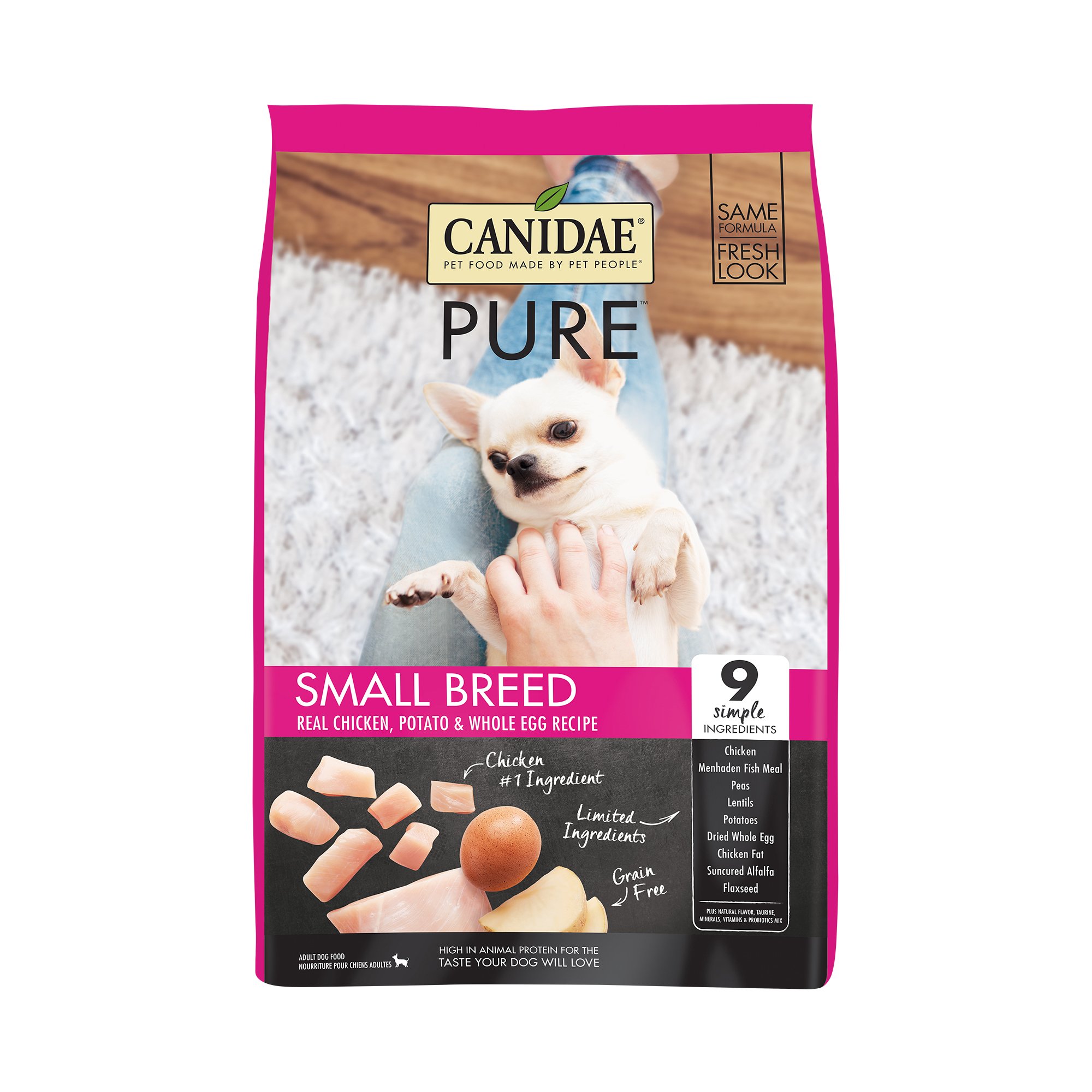 UPC 640461018055 product image for CANIDAE PURE Small Breed Real Chicken, Potato & Whole Egg Recipe Dry Dog Food, 1 | upcitemdb.com