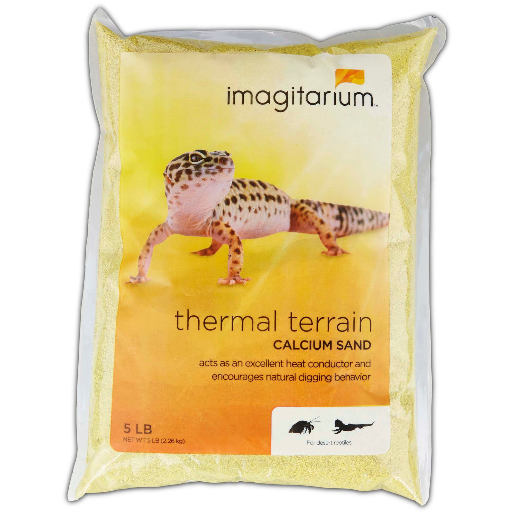 Imagitarium Black Calcium Reptile Sand Petco