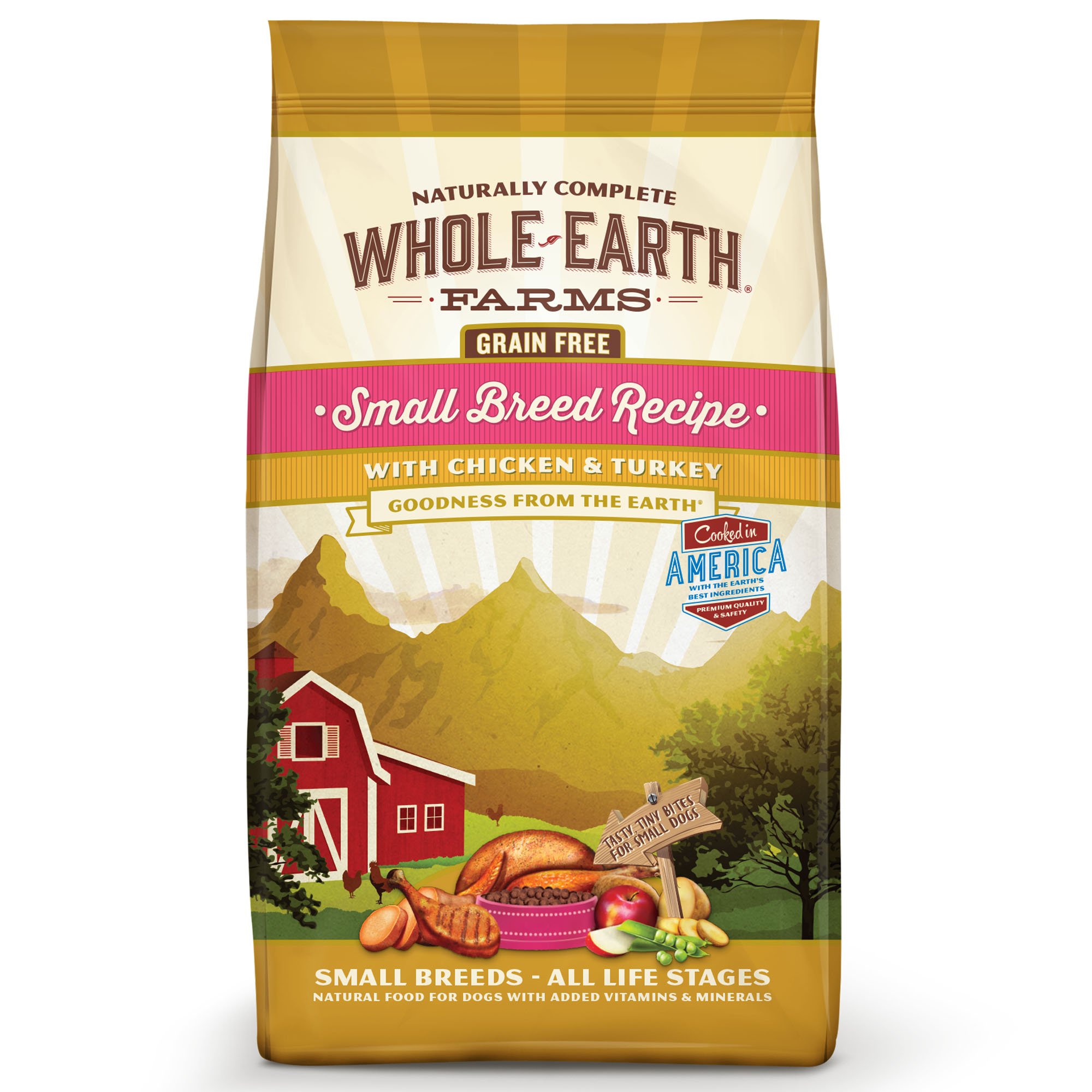 Whole Earth Farms Grain Free Small Breed Chicken & Turkey Dog Food