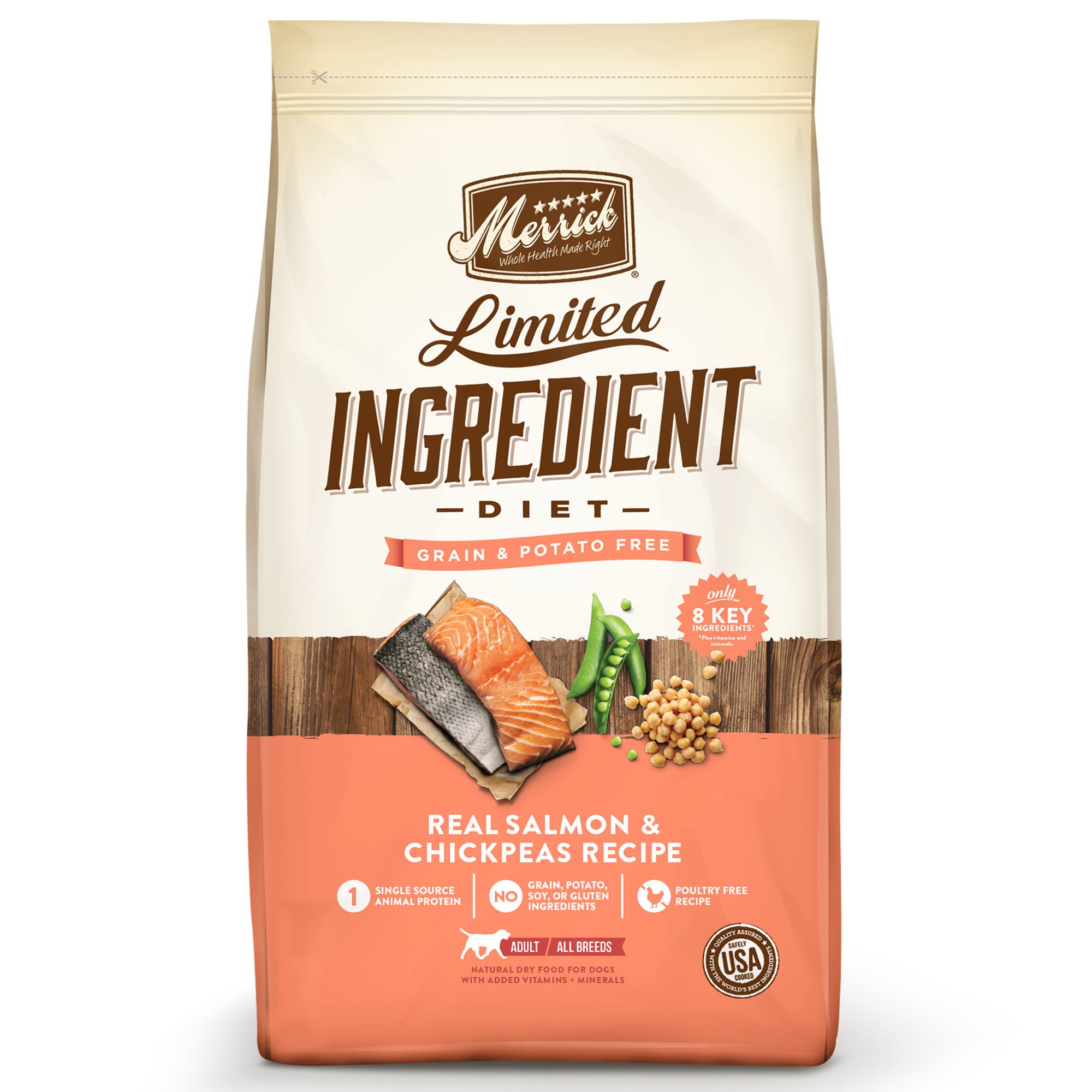 3. Merrick Grain-free Limited Ingredient Diet Salmon Dog Food