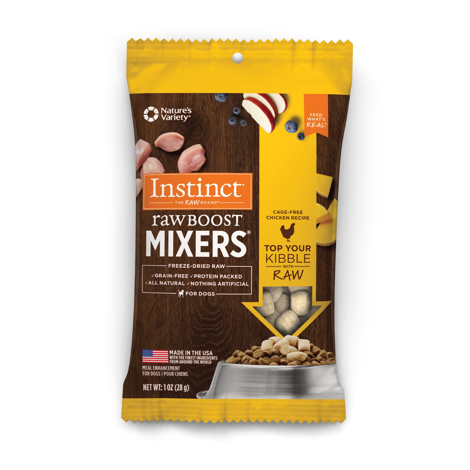 Nature's Variety Instinct Freeze Dried Raw Boost Mixers Grain Free