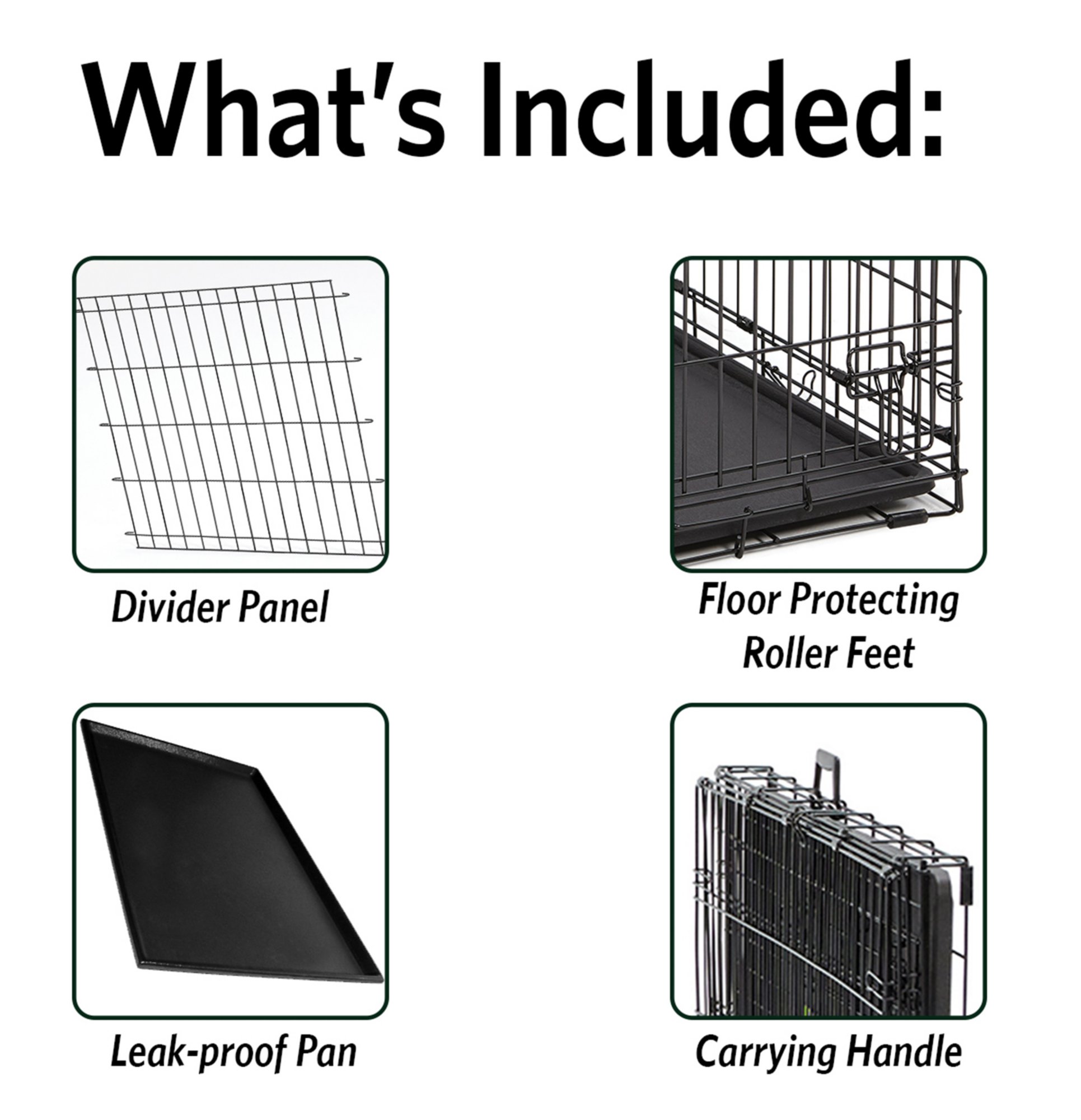 Midwest Lifestages Double Door Fold Carry Crate 42 L X 28 W X