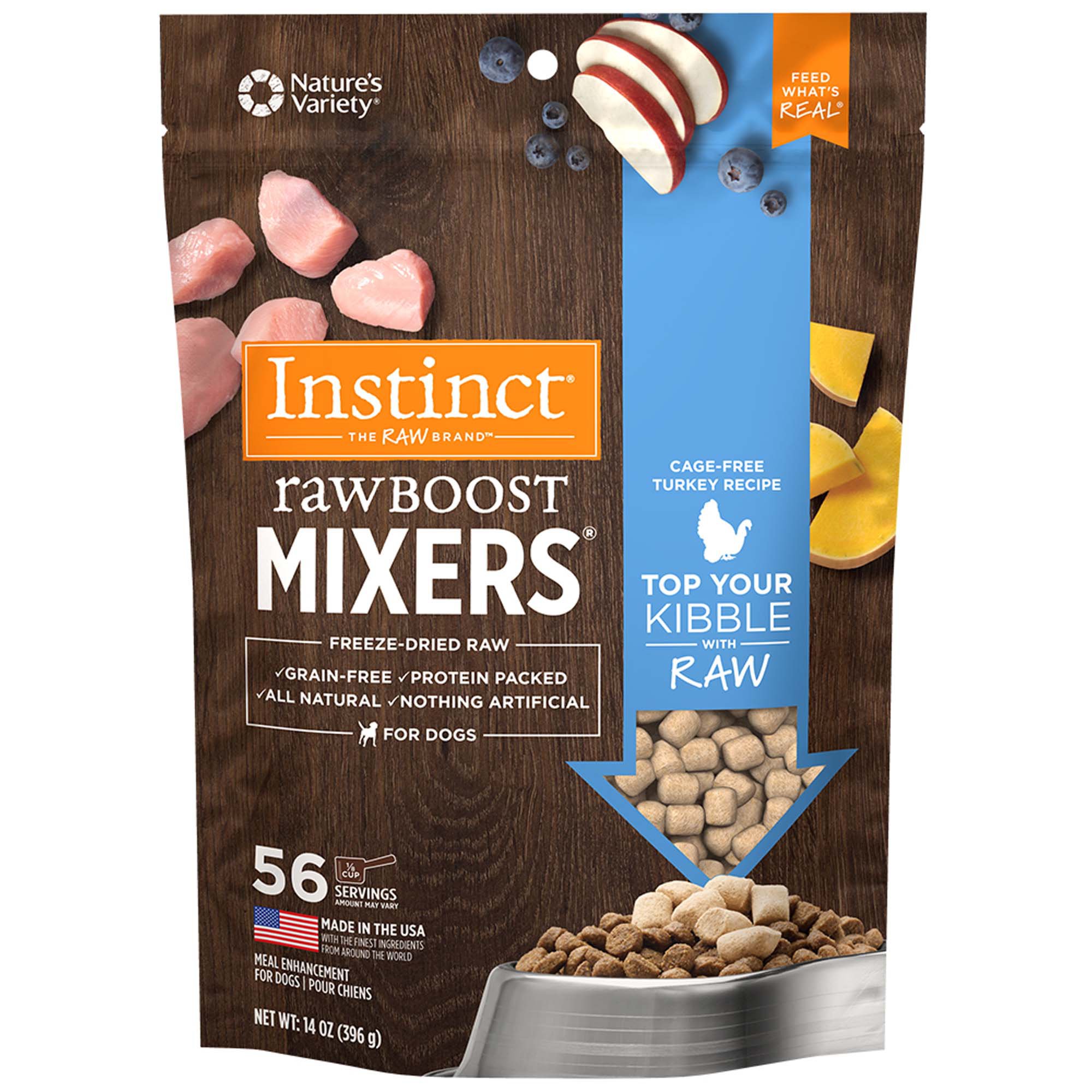 UPC 769949602088 product image for Nature's Variety Instinct Raw Boost Turkey Dog Food Mixers, 14 oz. () | upcitemdb.com