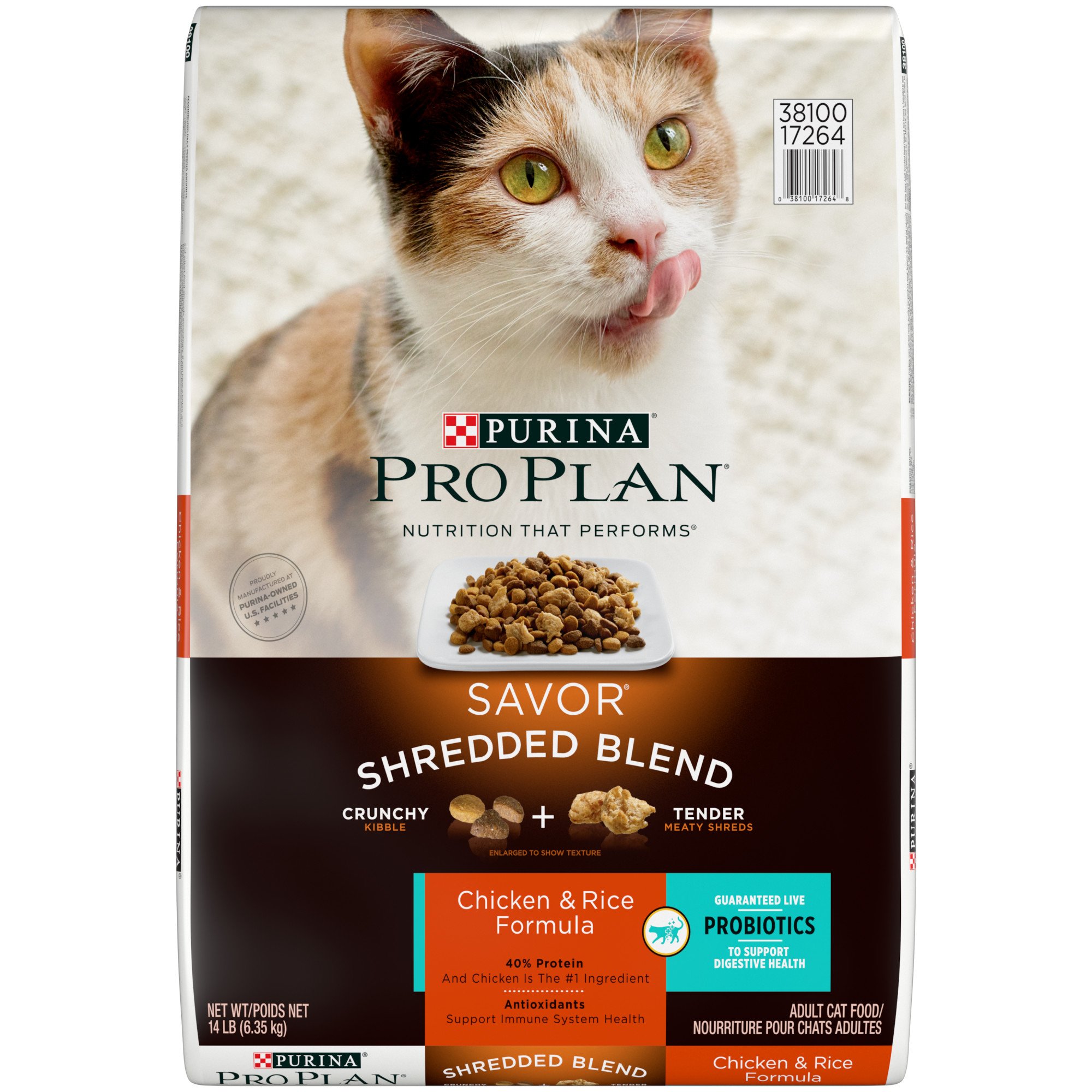 purina pro plan shredded cat food