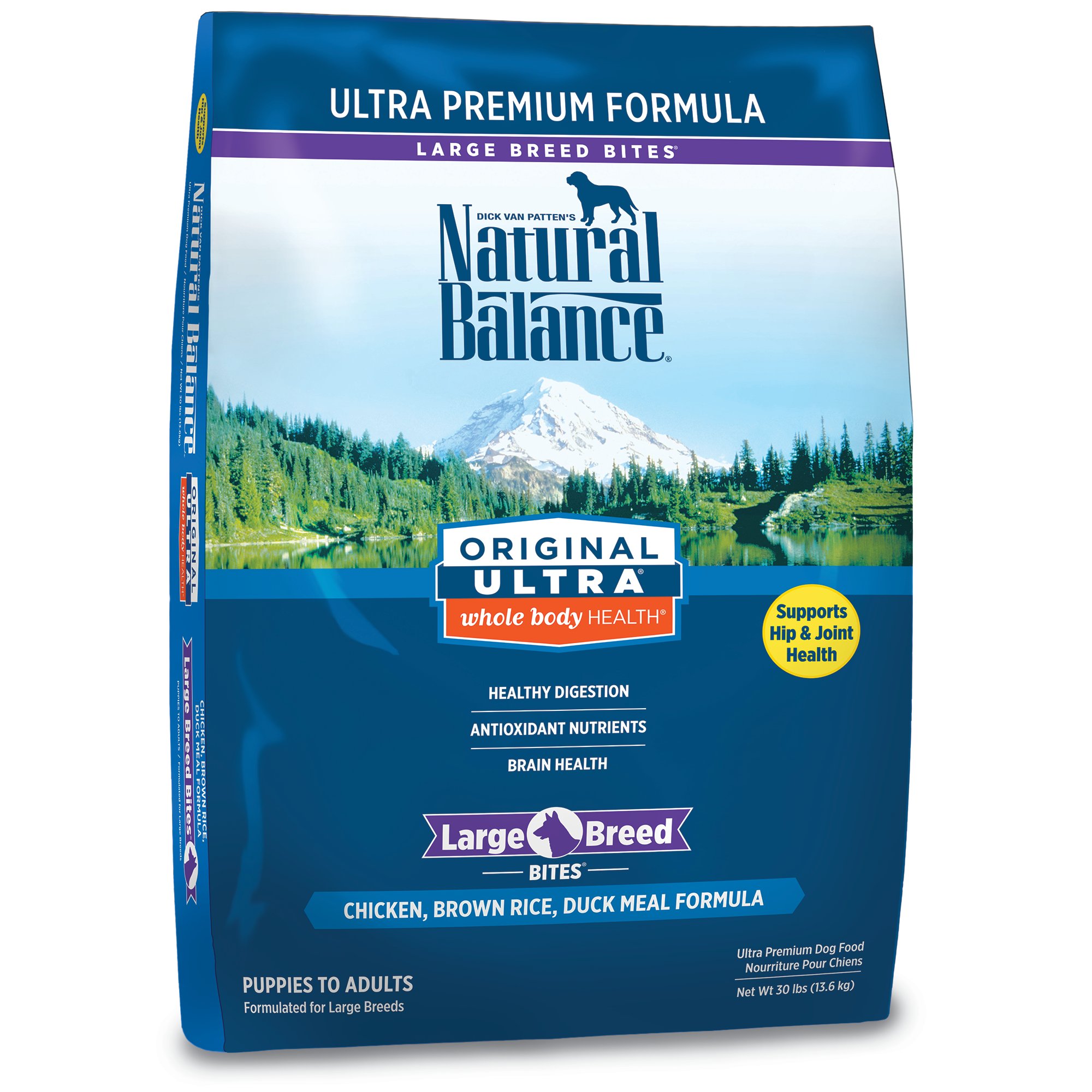 Natural Balance Original Ultra Whole Body Health Large Breed Chicken, Brown Rice & Duck Meal Dog