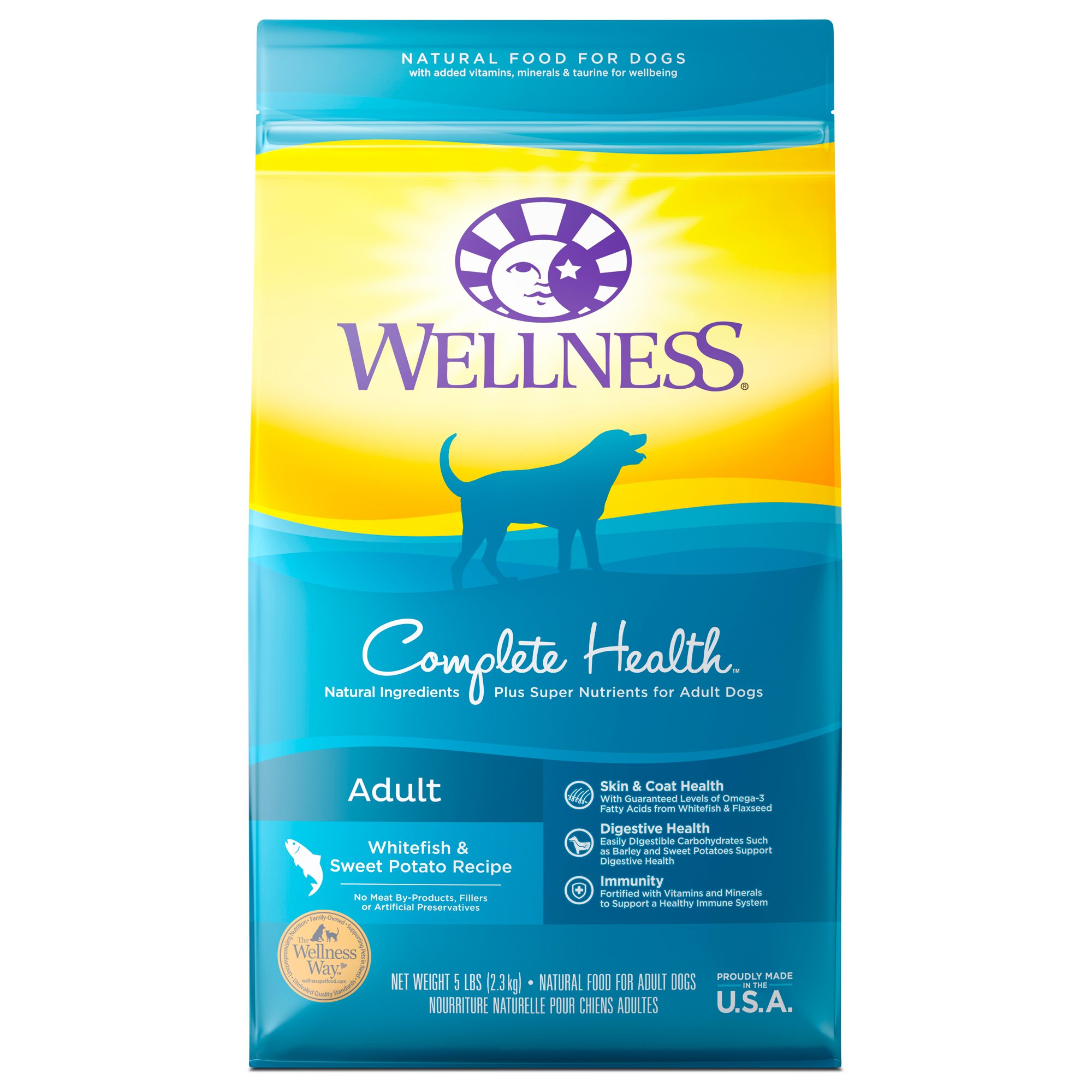 Wellness Complete Health Natural Fish Recipe Dry Dog Food 