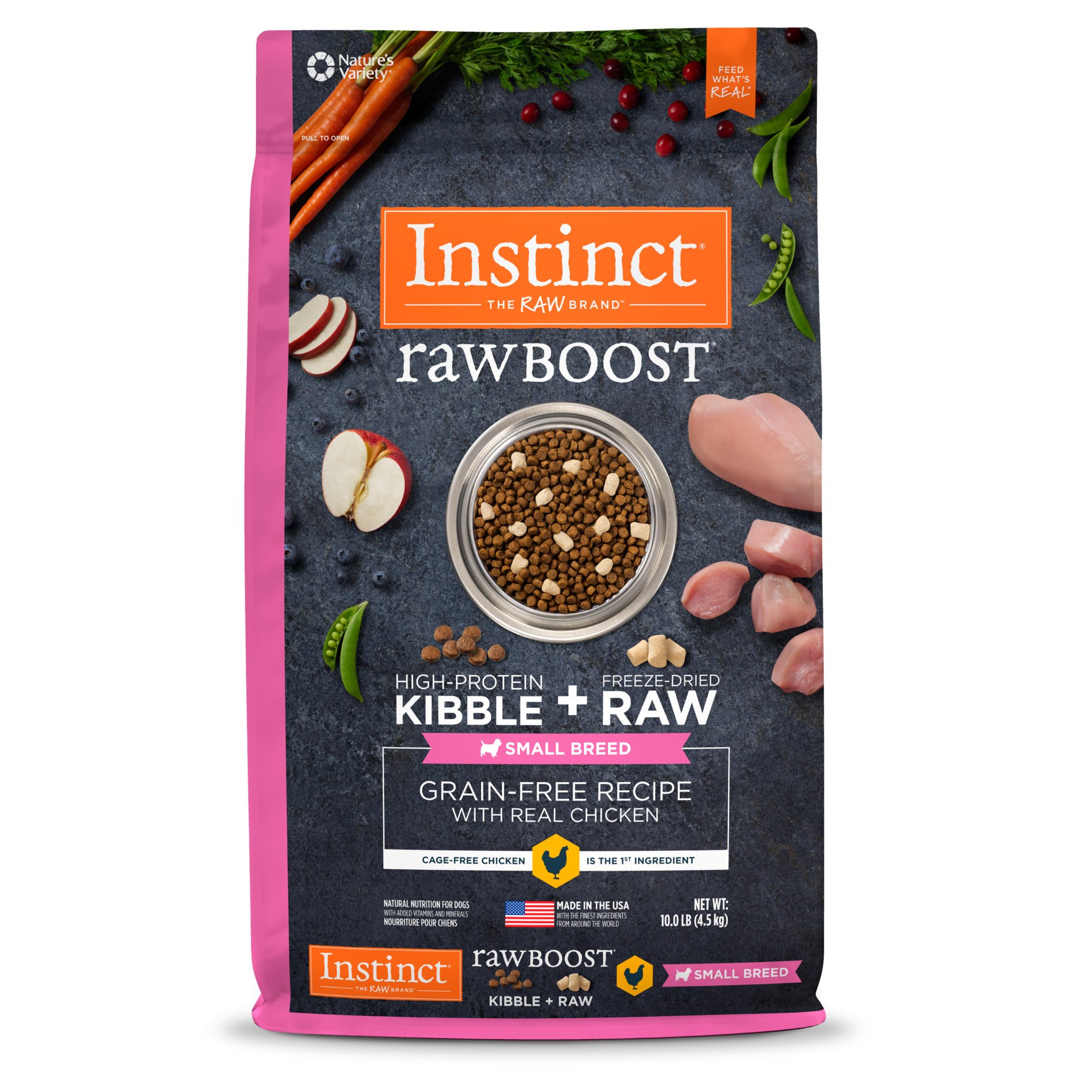 Instinct Raw Boost Small Breed Grain-Free Recipe with Real