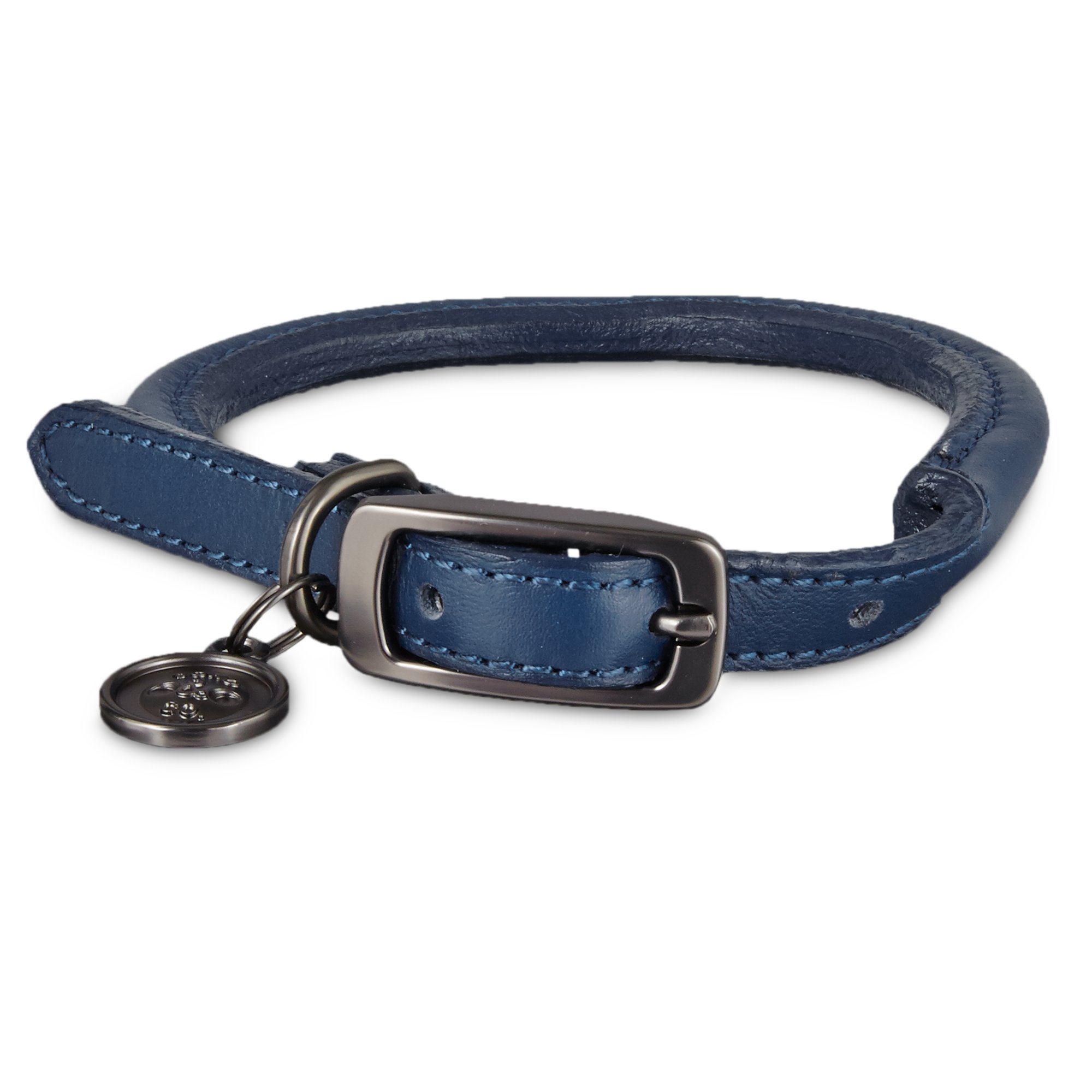 rolled leather dog leads