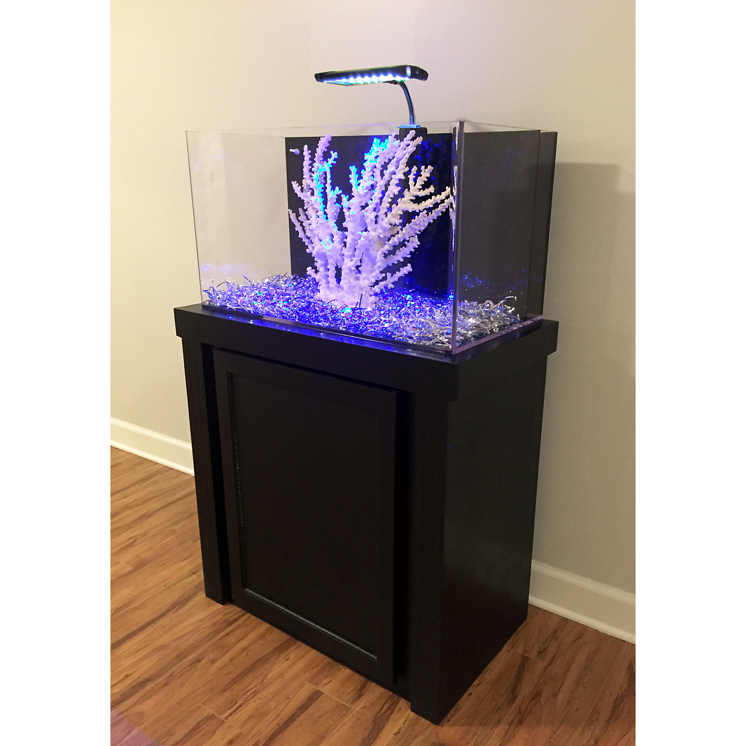 29 Gallon Black Fusion Series Cabinet & Tank Combo