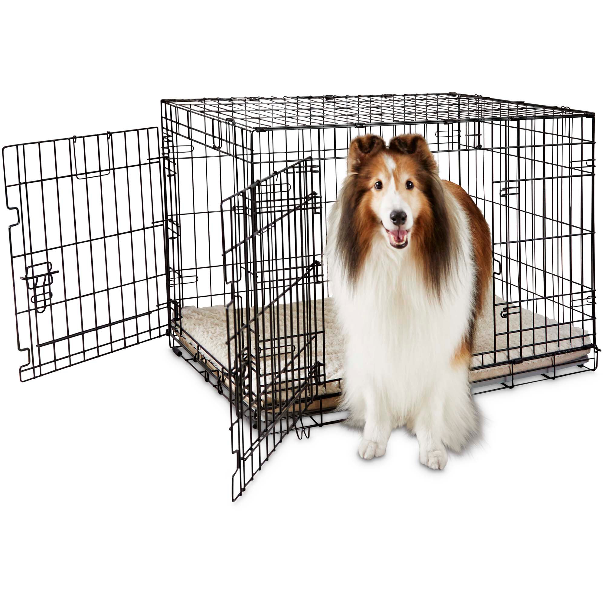 You Me 2 Door Folding Dog Crate 36 L X 23 W X 24 H