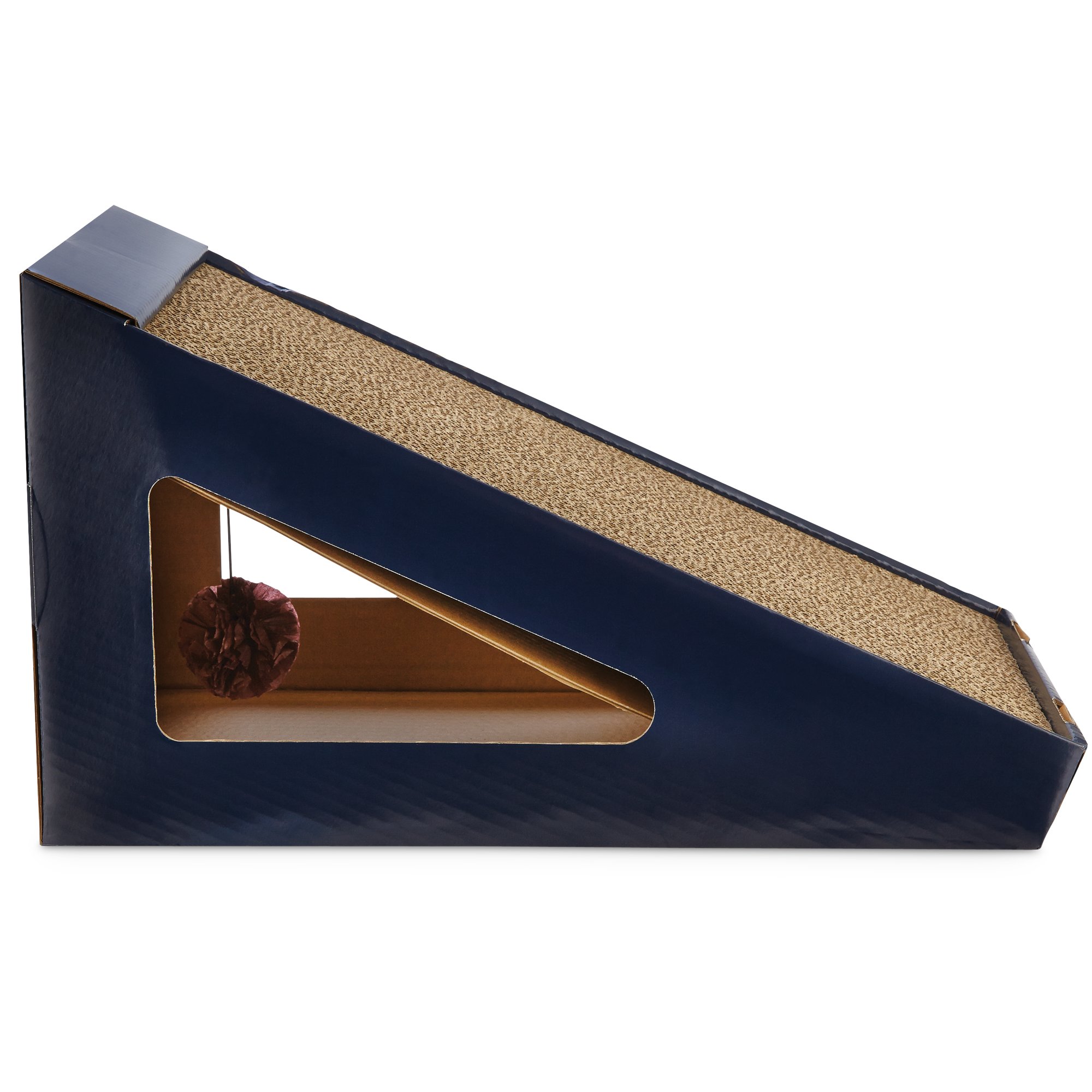 You & Me Ramp Cardboard Cat Scratcher With Toy Petco