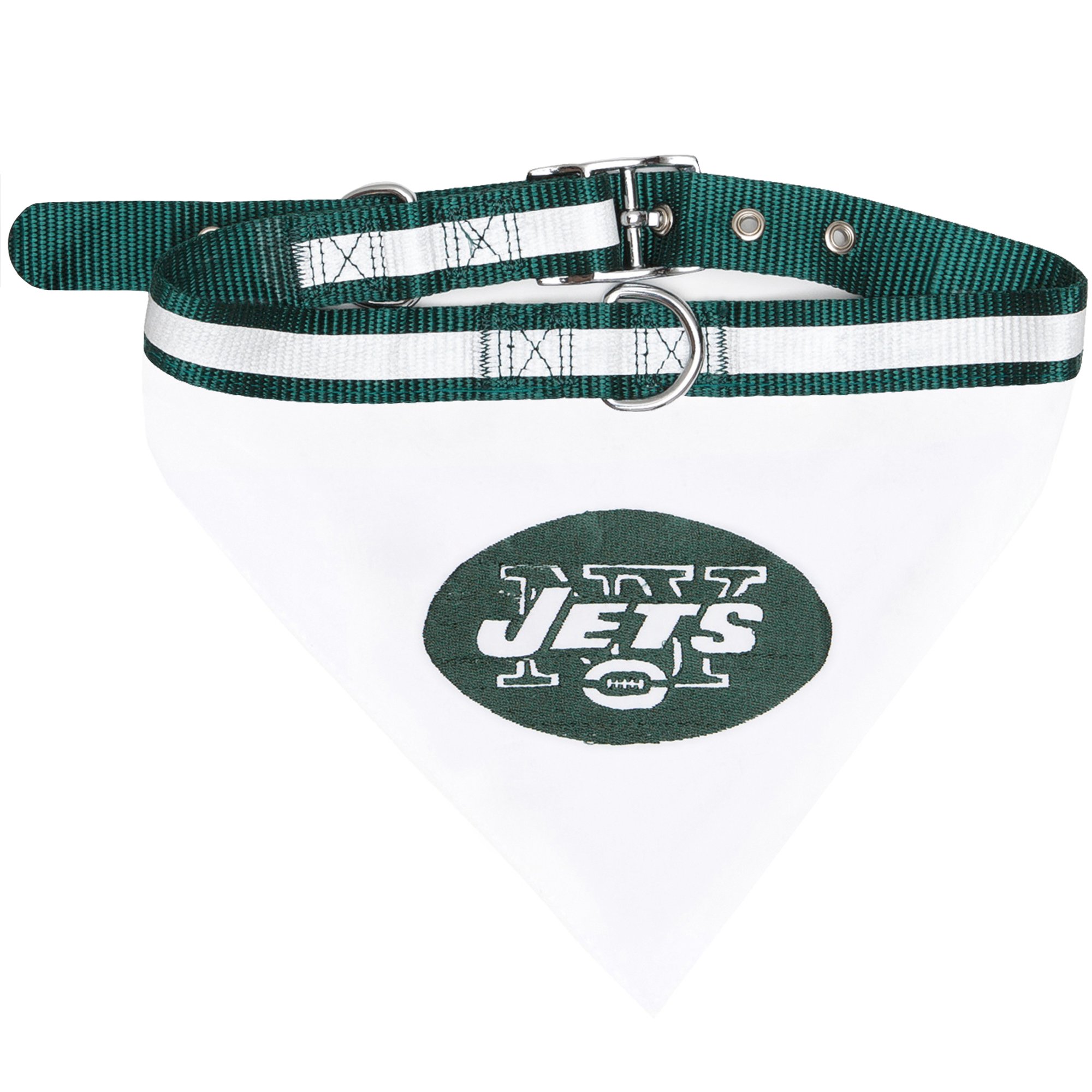 Pets First New York Jets Dog Collar Bandana Petco