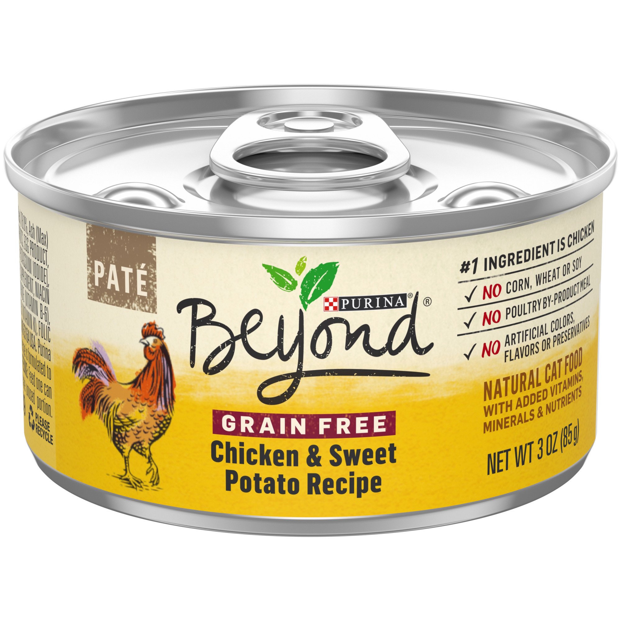 UPC 017800163781 product image for Purina Beyond Grain Free Chicken & Sweet Potato Recipe Pate Cat Food, 3 oz. Case | upcitemdb.com