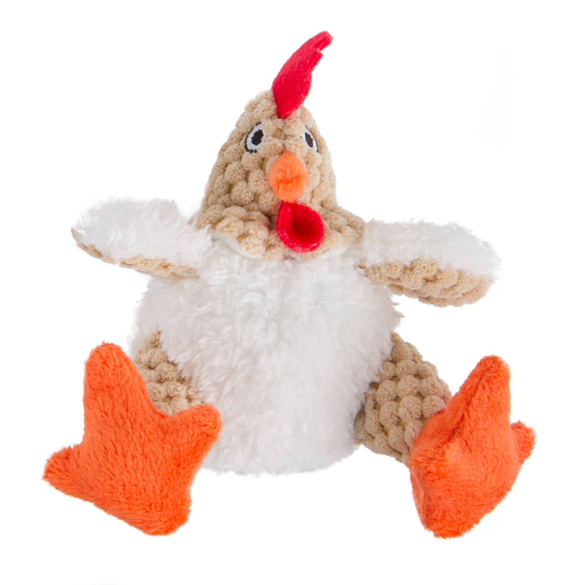 stuffed chicken dog toy