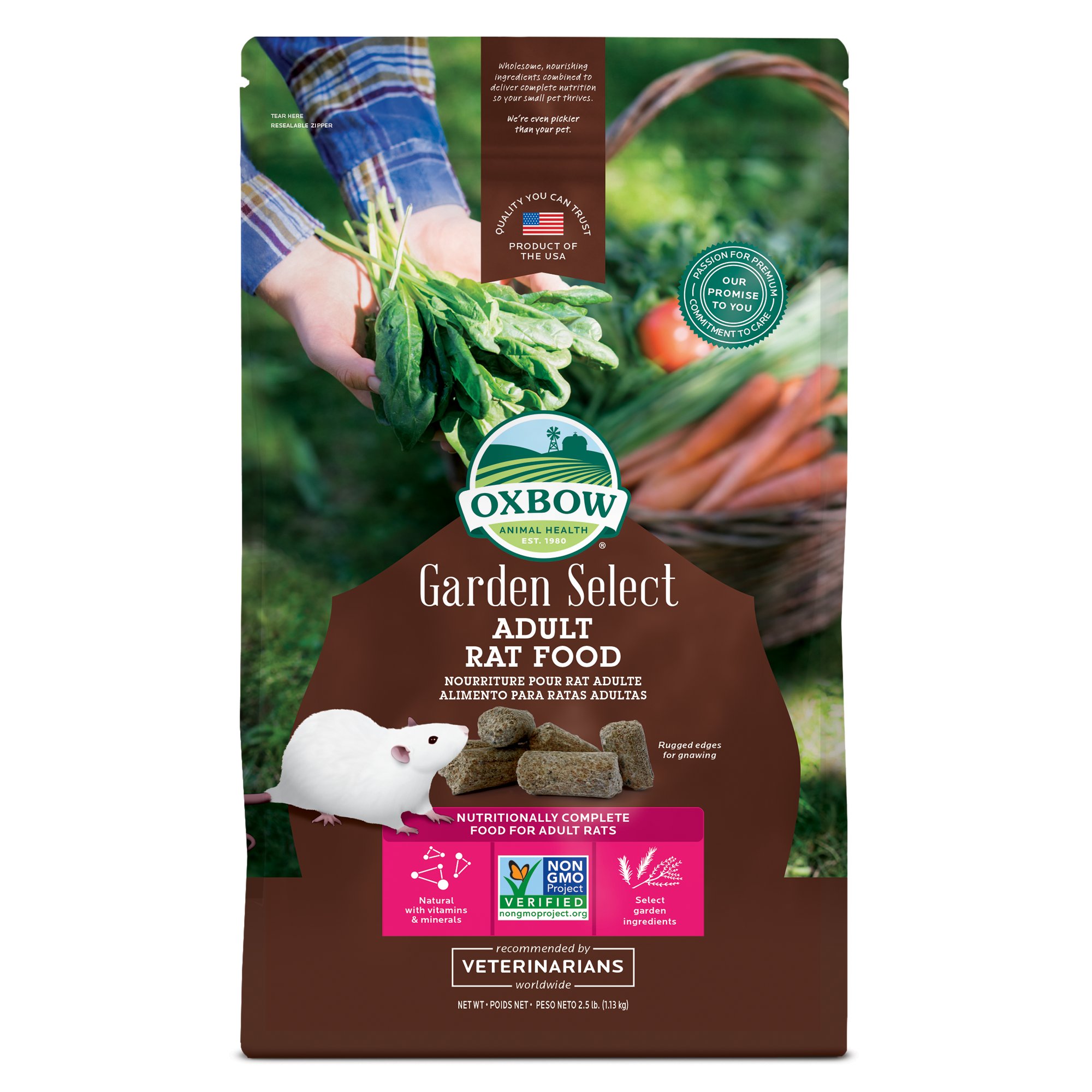 Oxbow Garden Select Fortified Food for Rats | Petco